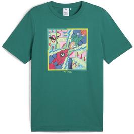 Puma Puma X Squid Game Graphic Tee T-Shirt Mens