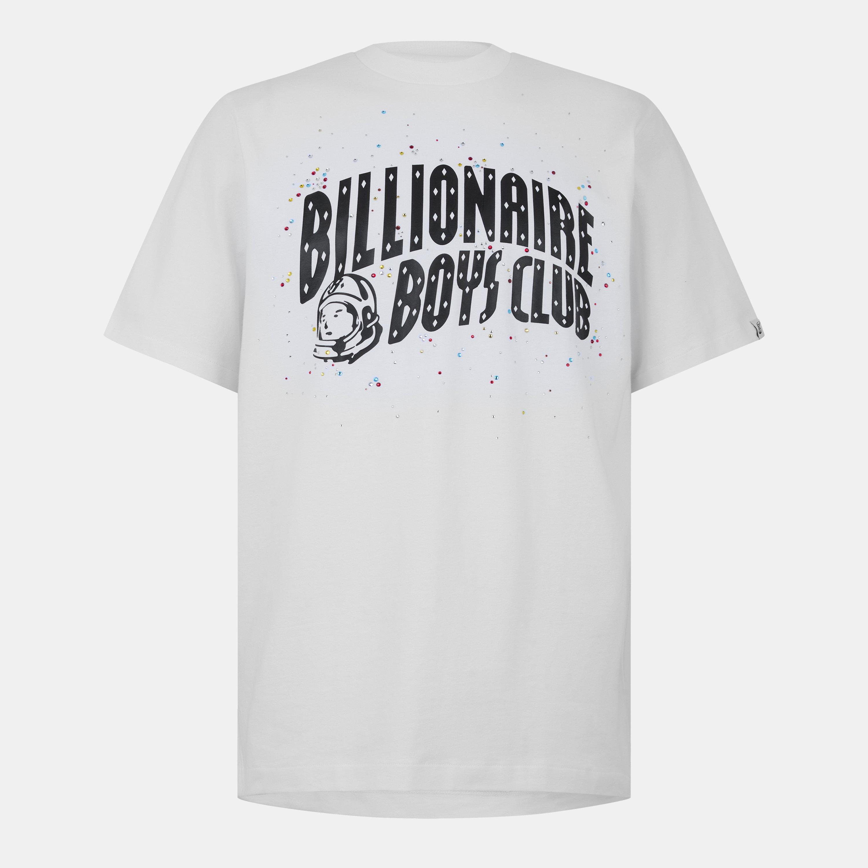 Billionaire Boys Club Embellished Arch Logo T-Shirt - White - Small