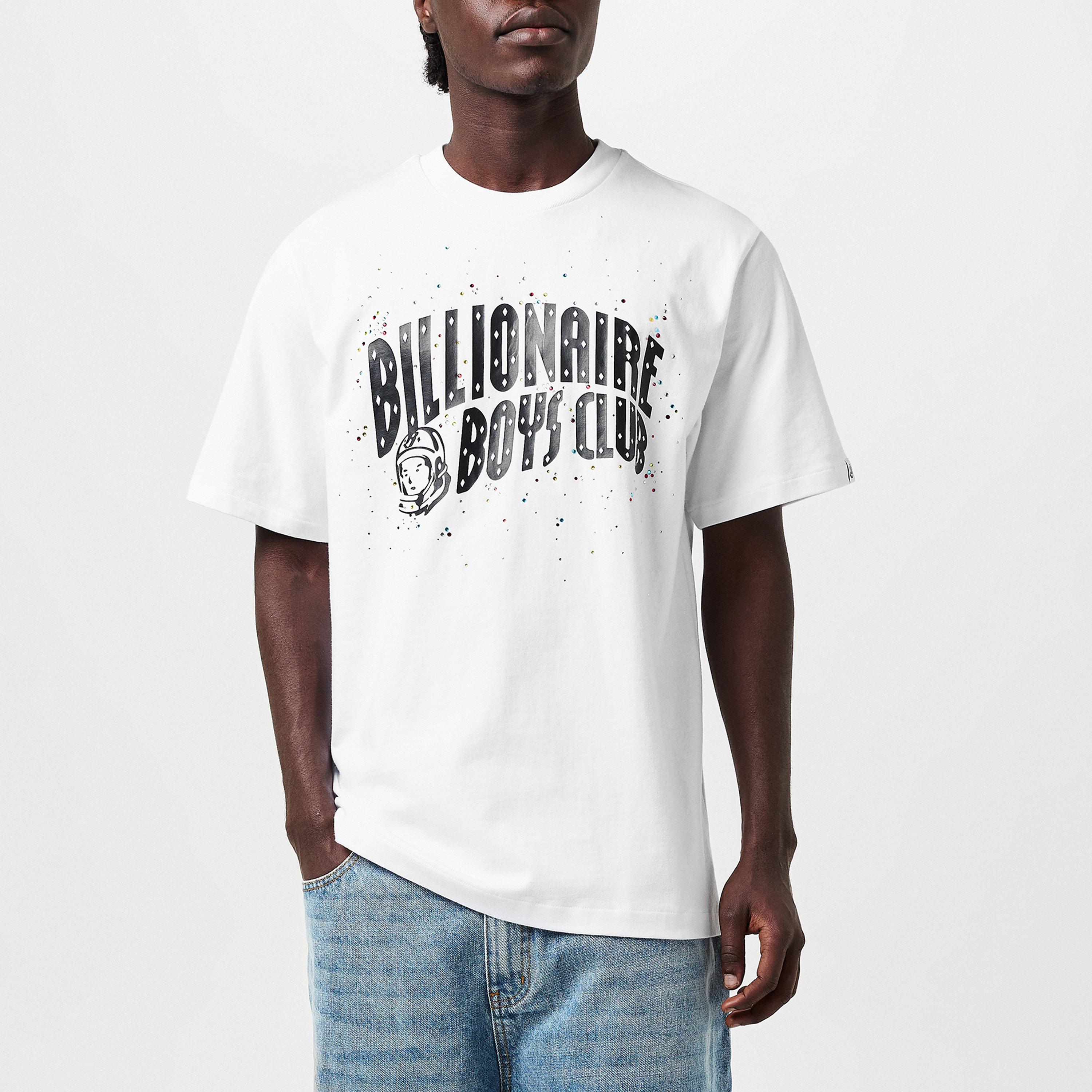 White - Billionaire Boys Club - Embellished Arch Logo T-Shirt - 3