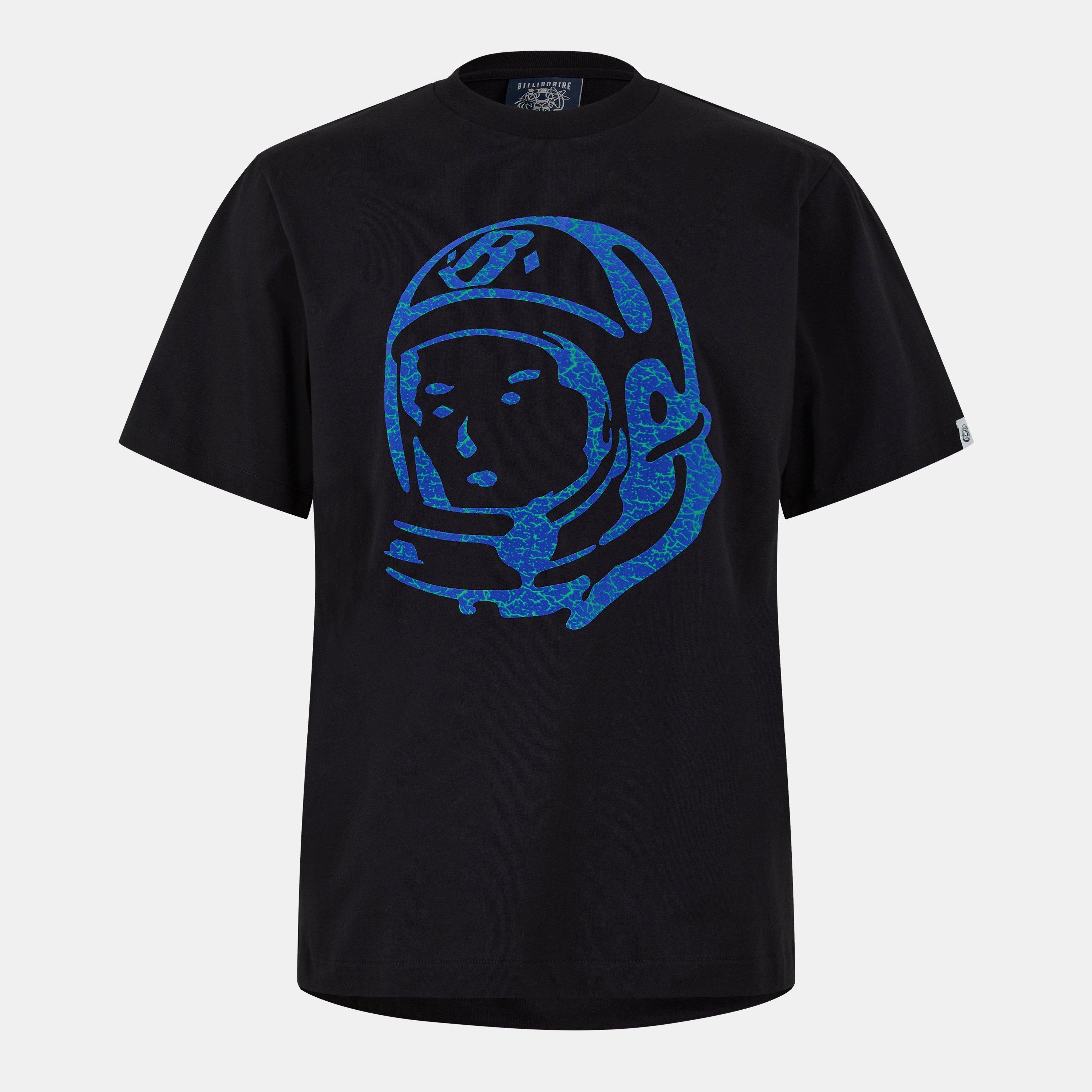 Black - Billionaire Boys Club - Cracked Flock Print Astro T-Shirt - 1