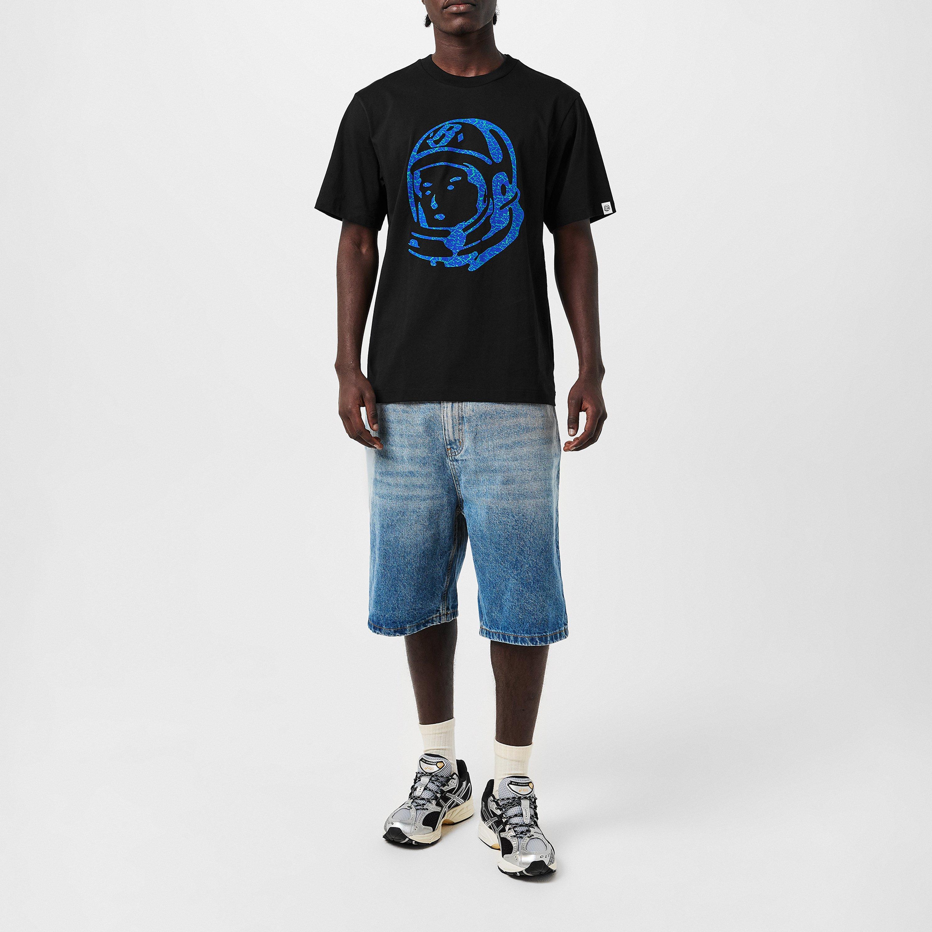 Black - Billionaire Boys Club - Cracked Flock Print Astro T-Shirt - 4
