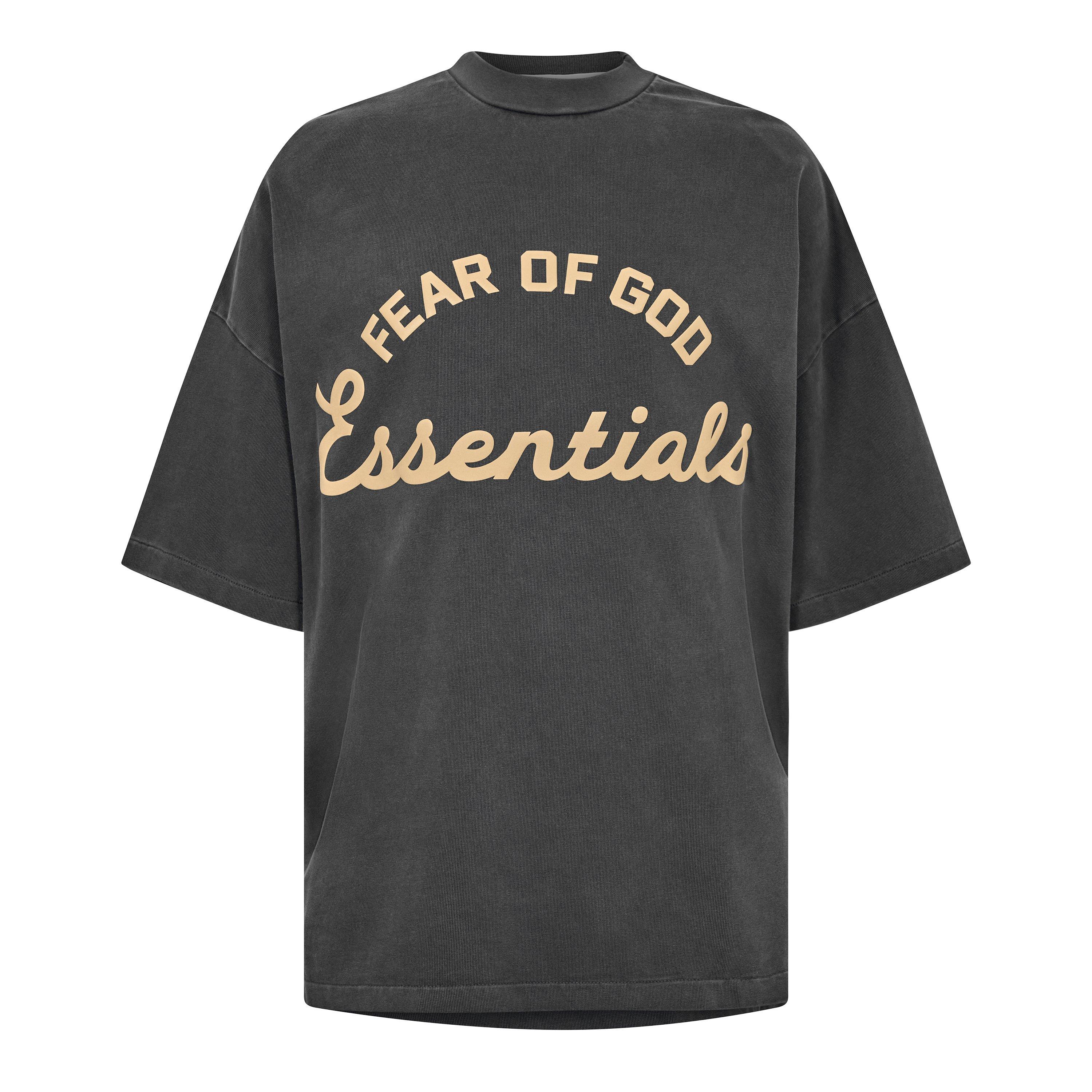 Fear Of God Essentials Men's Oversized T-Shirt - Black - Medium