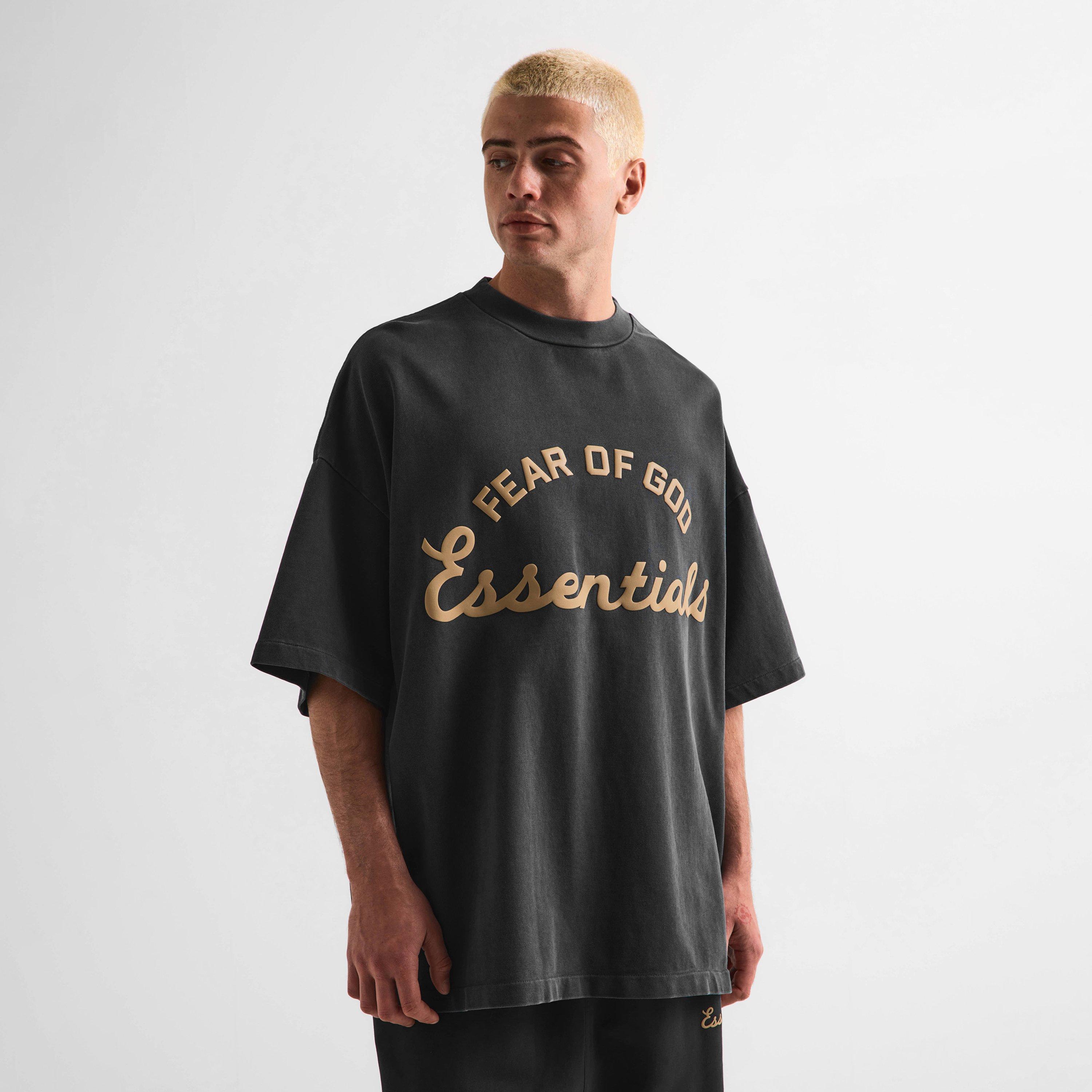 Black - Fear Of God Essentials - Men's Oversized T-Shirt - 3