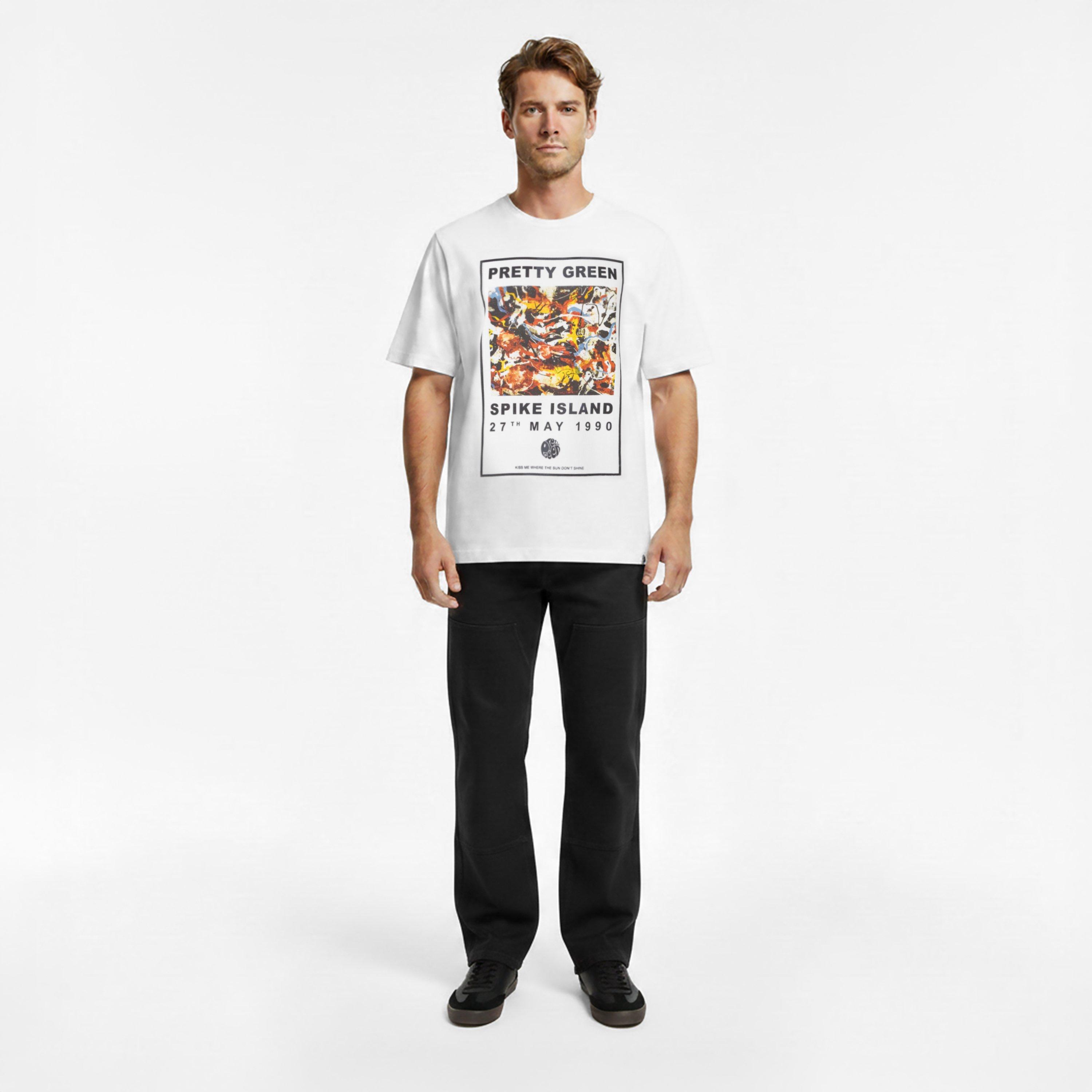 White - Pretty Green - Men's T-Shirt - 5