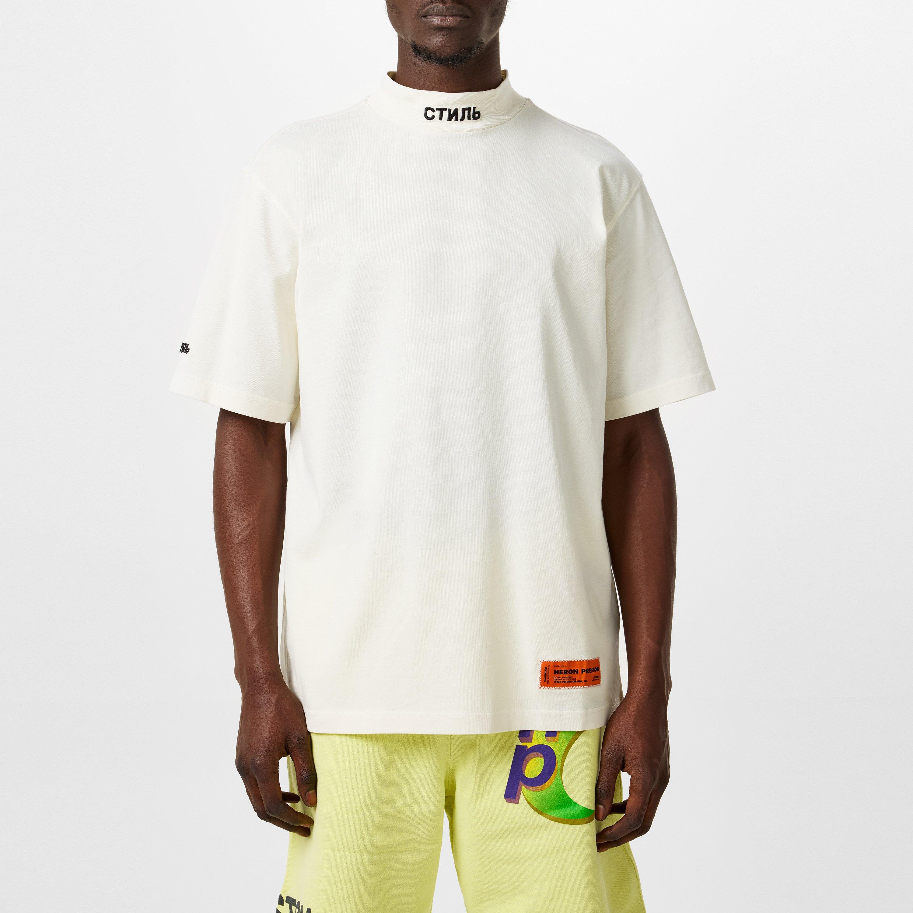 White/Black - Heron Preston - Ctmnb Turtleneck T-Shirt - 1