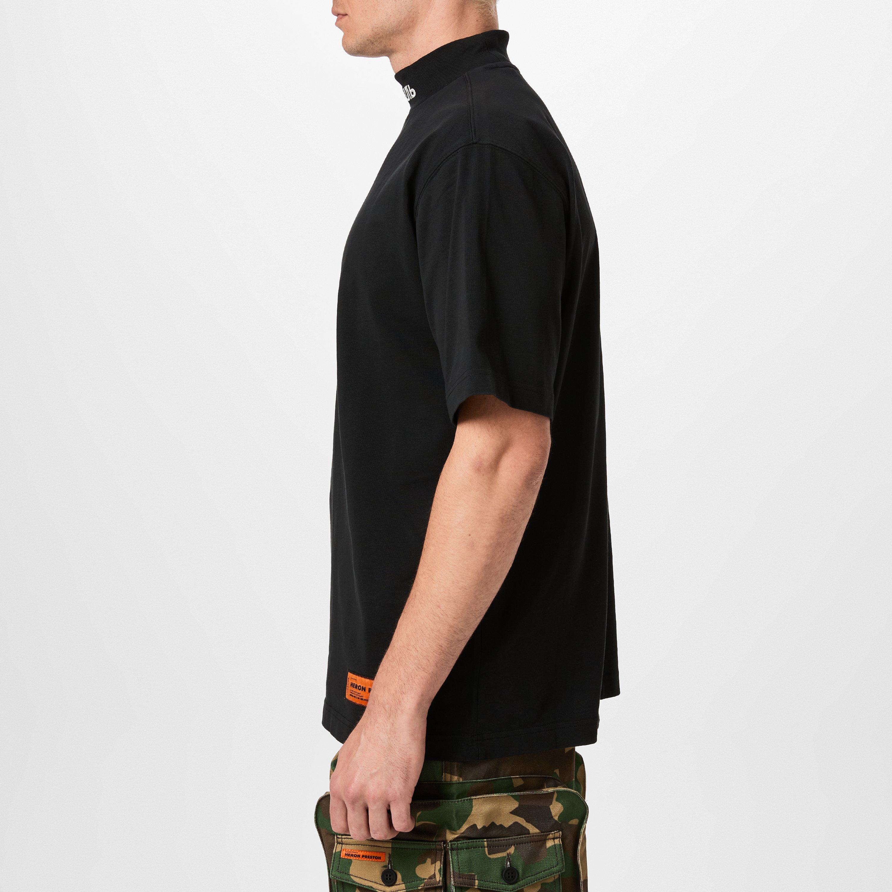 Black/White - Heron Preston - Ctmnb Turtleneck T-Shirt - 2