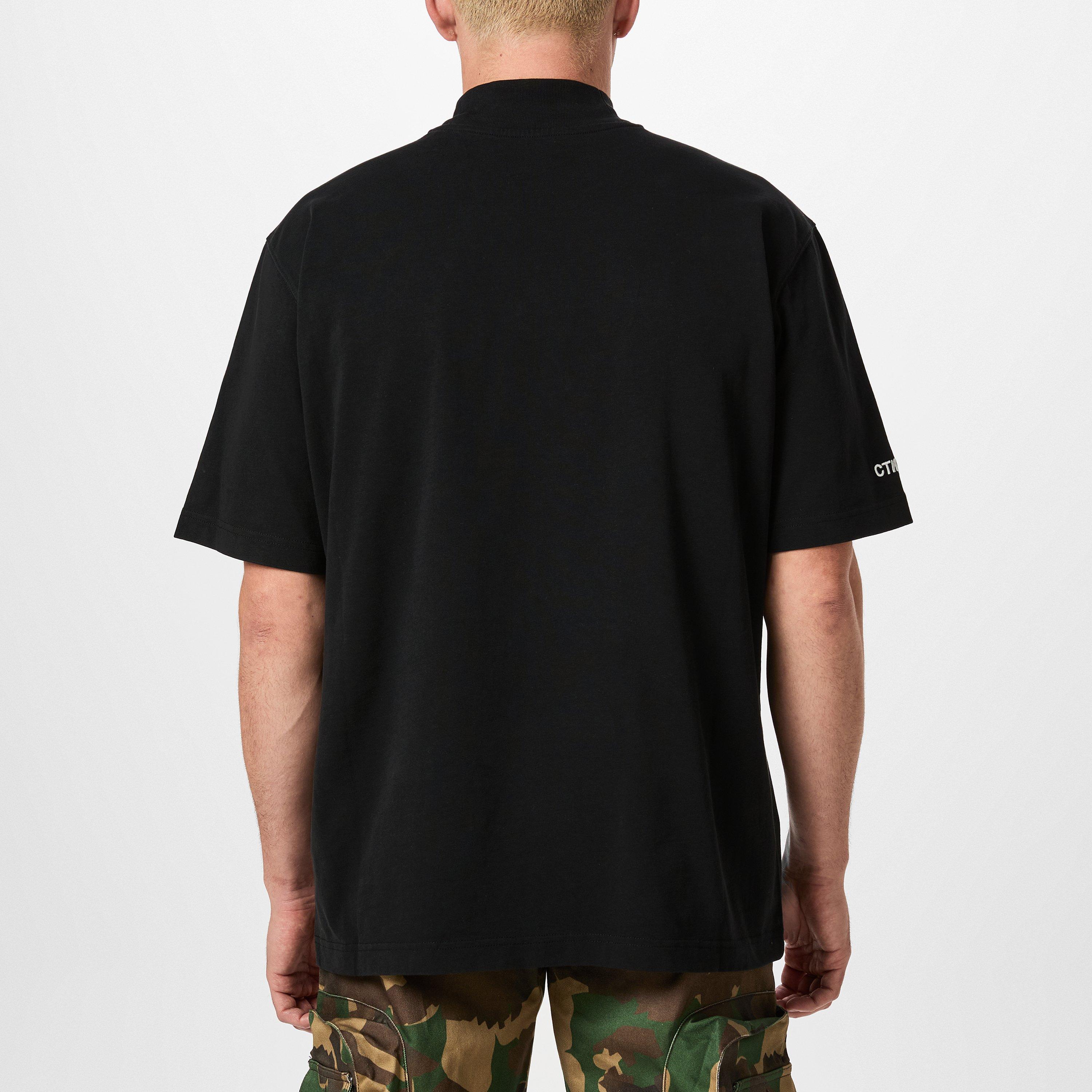 Black/White - Heron Preston - Ctmnb Turtleneck T-Shirt - 3