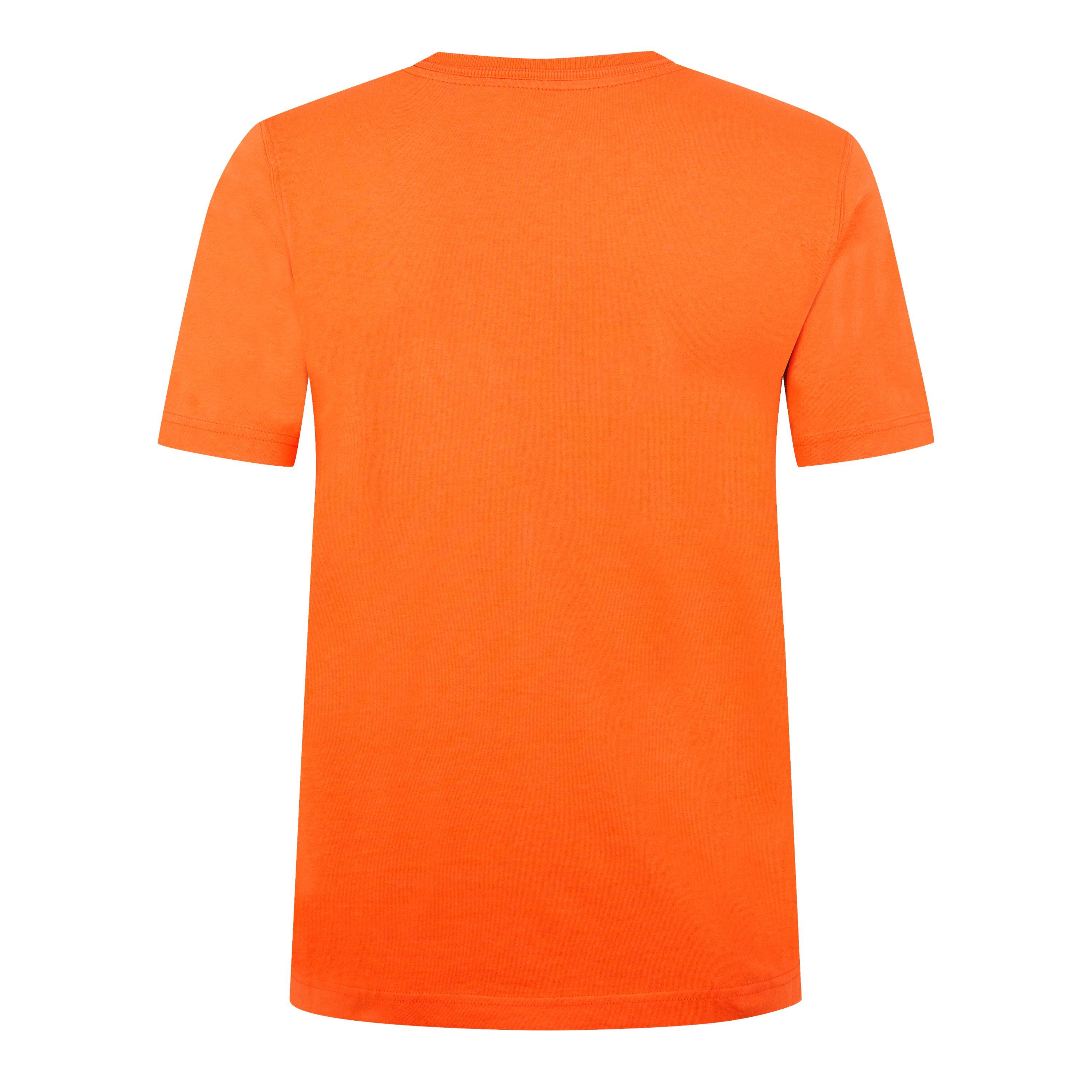 Orange/White - Heron Preston - Men's Regular Fit Short-Sleeve T-Shirt - 6