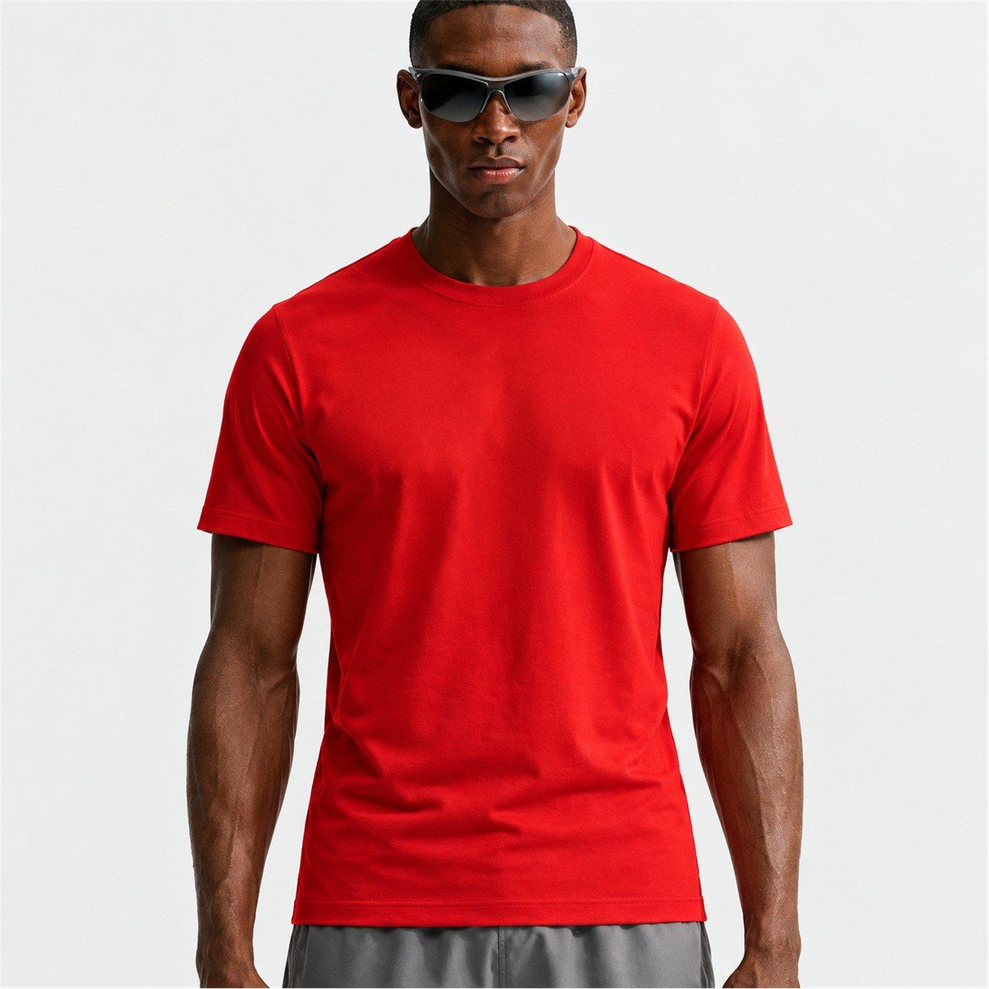 Uni Red/White - Nike - Men's Park 20 Short-Sleeve Cotton Crew-Neck T-Shirt - 2