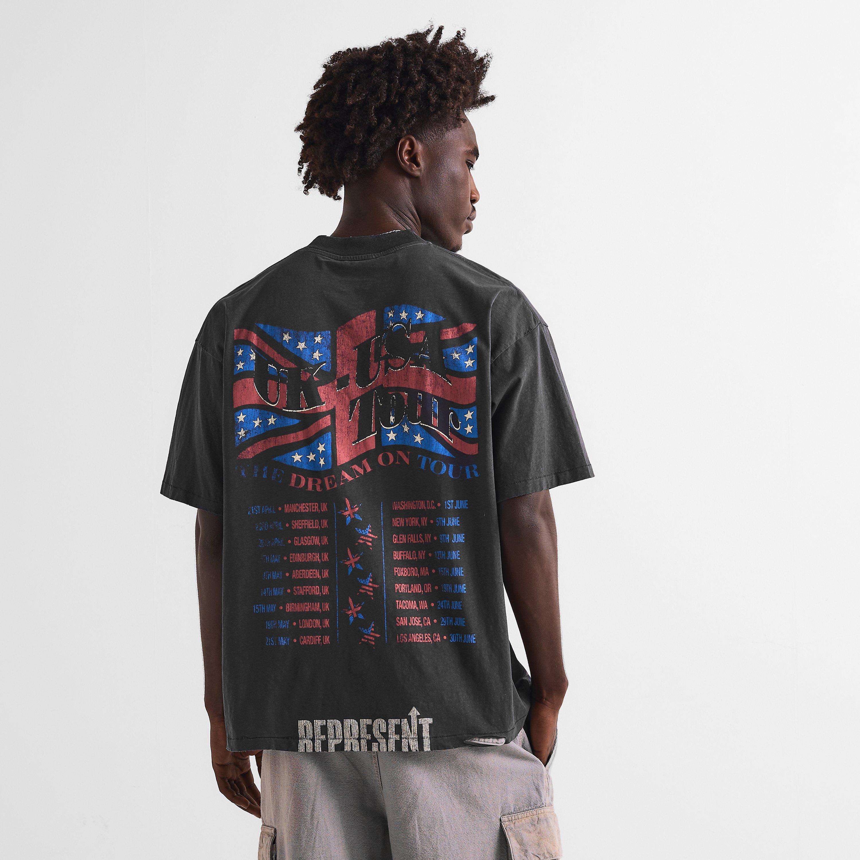 Sun Fade Grey - Represent - Men's Oversized T-Shirt - 4