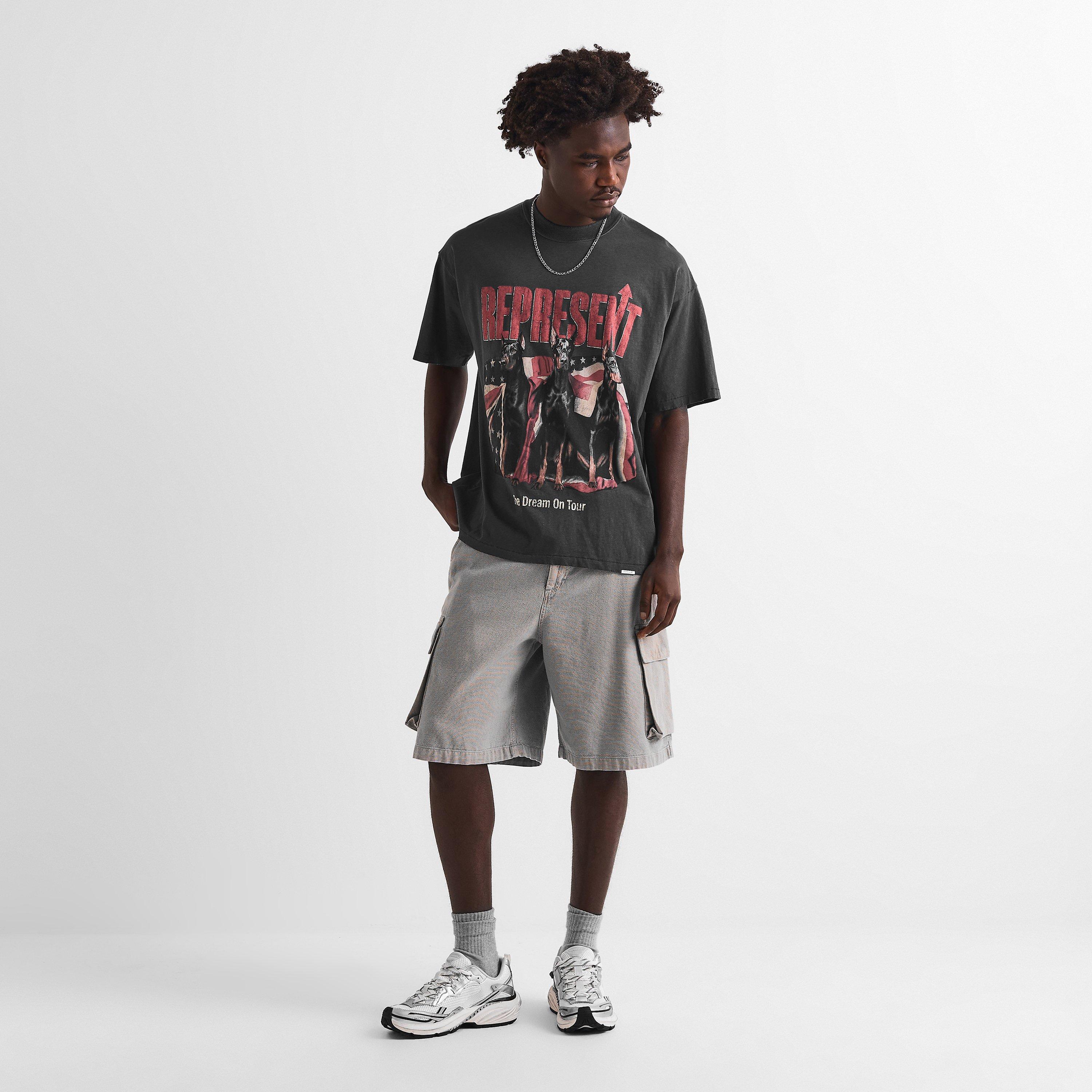 Sun Fade Grey - Represent - Men's Oversized T-Shirt - 6