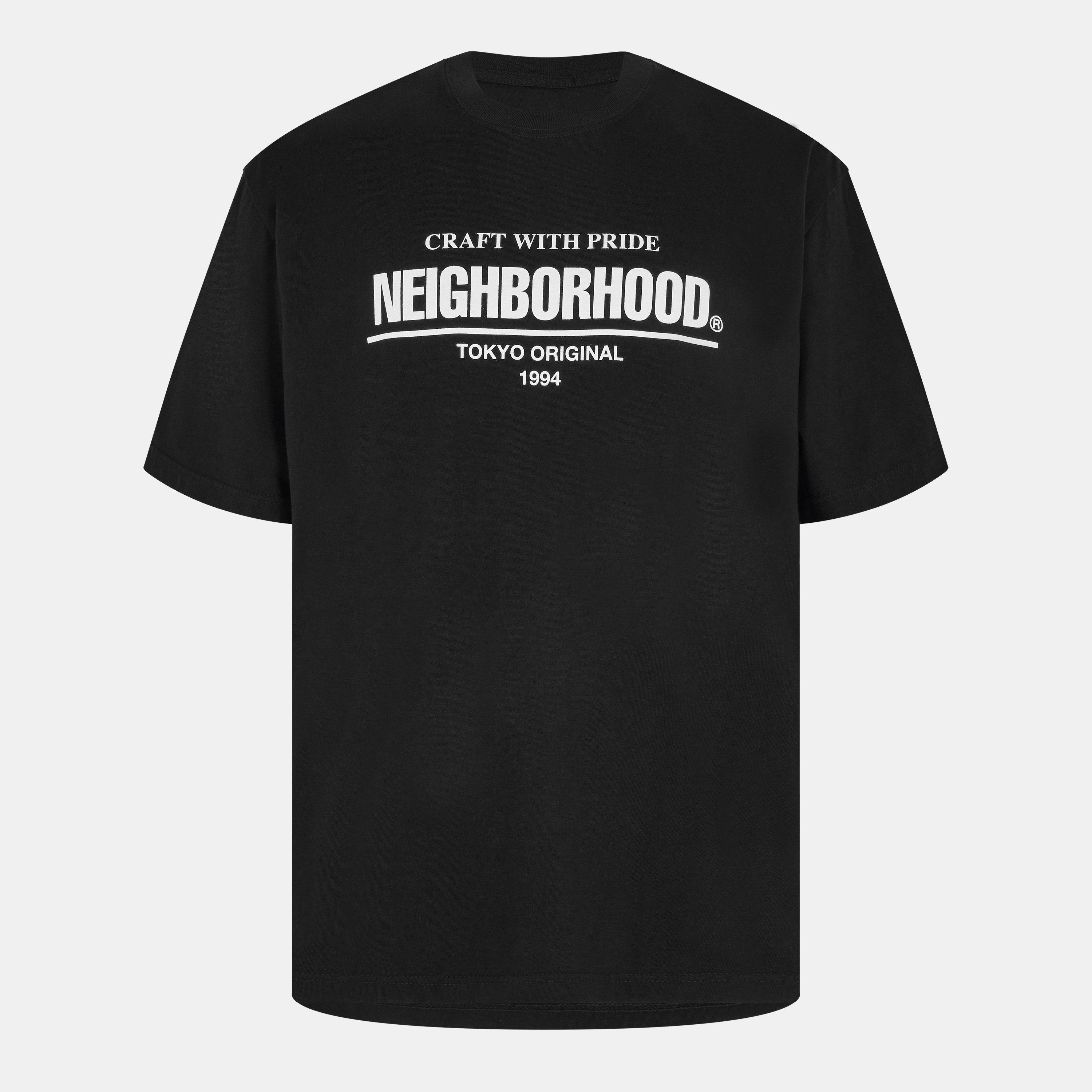 Black - Neighborhood - Men's NBRHD NH Short Sleeve T-Shirt - 1