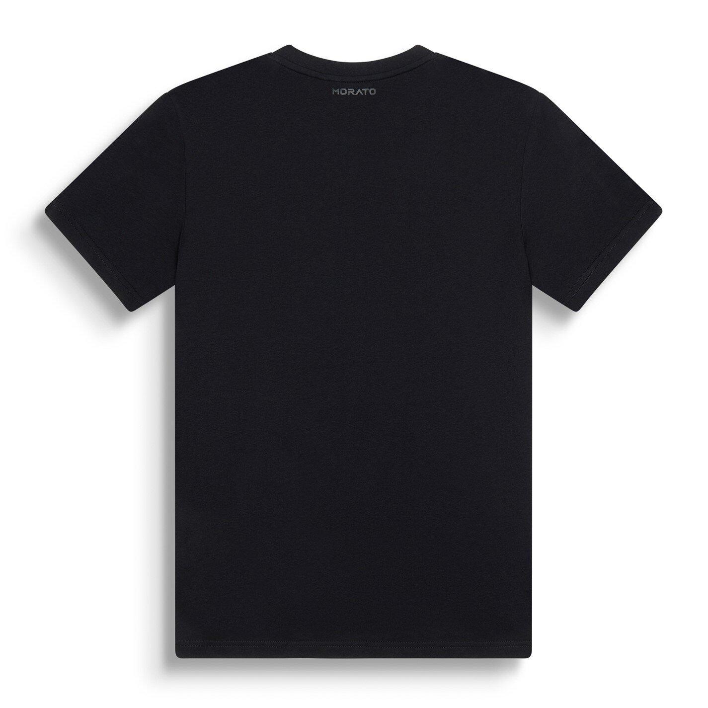 Nero - Antony Morato - T-SHIRT REGULAR FIT IN JERSEY COTTON FABRIC WITH MATT PLASTIC AND FLOCK PRINT - 5