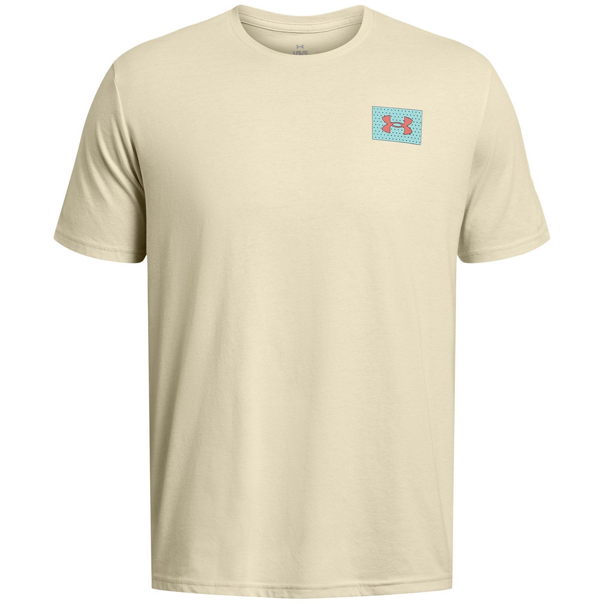 Silt/Black - Under Armour - Color Block Logo Regular Fit T-Shirt - 1