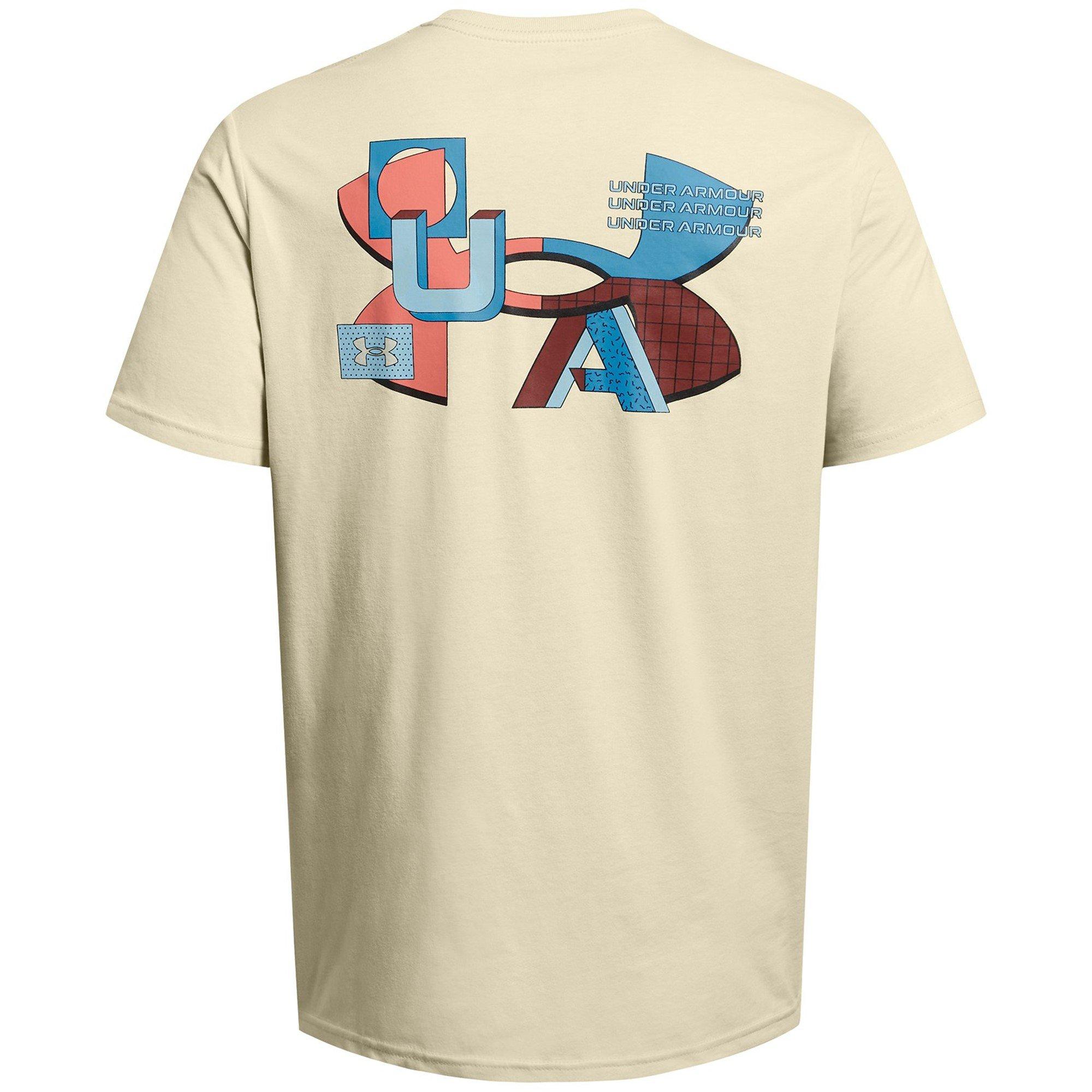 Silt/Black - Under Armour - Color Block Logo Regular Fit T-Shirt - 4