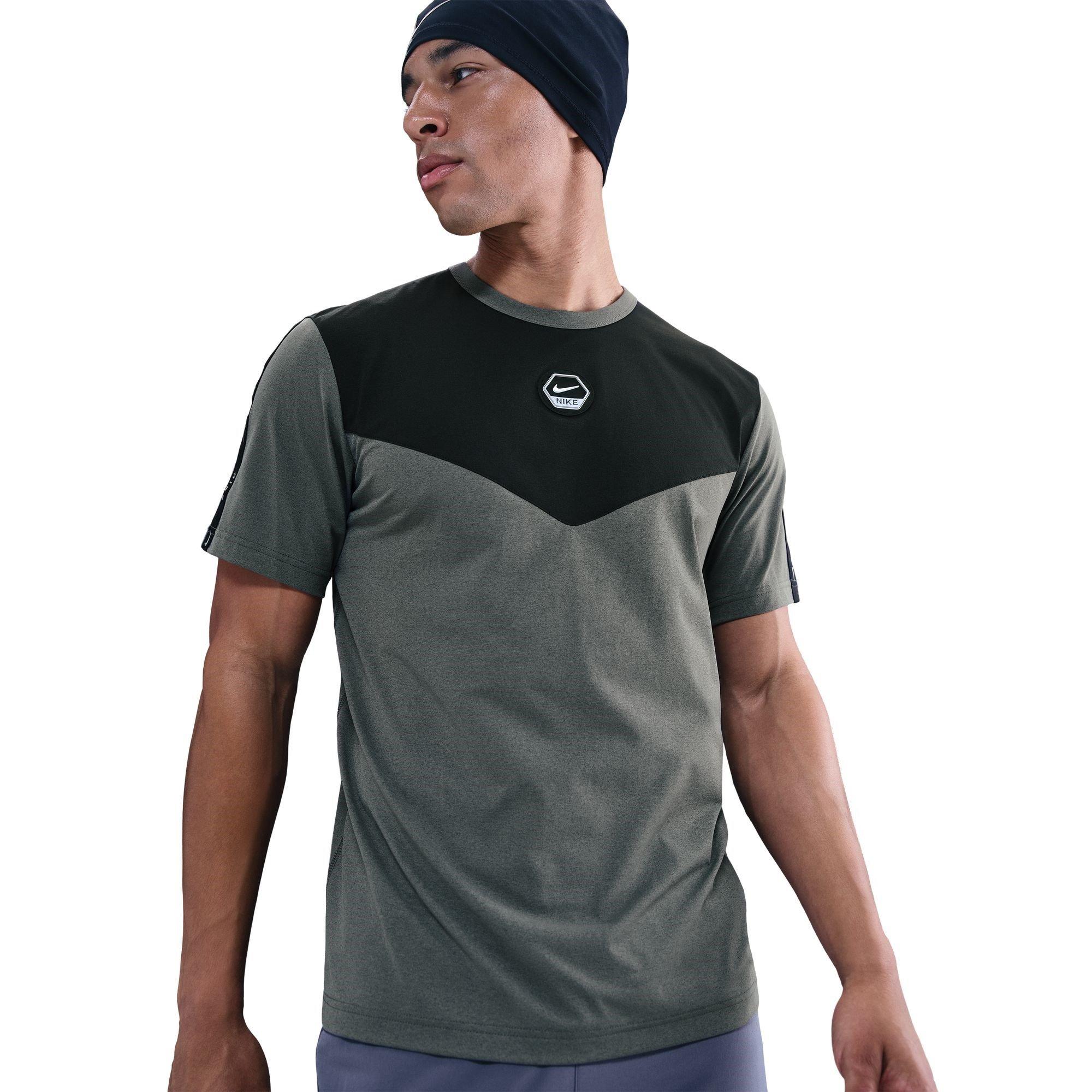 Nike Men's City Df Tee Sn61 - Grey/Black - XL