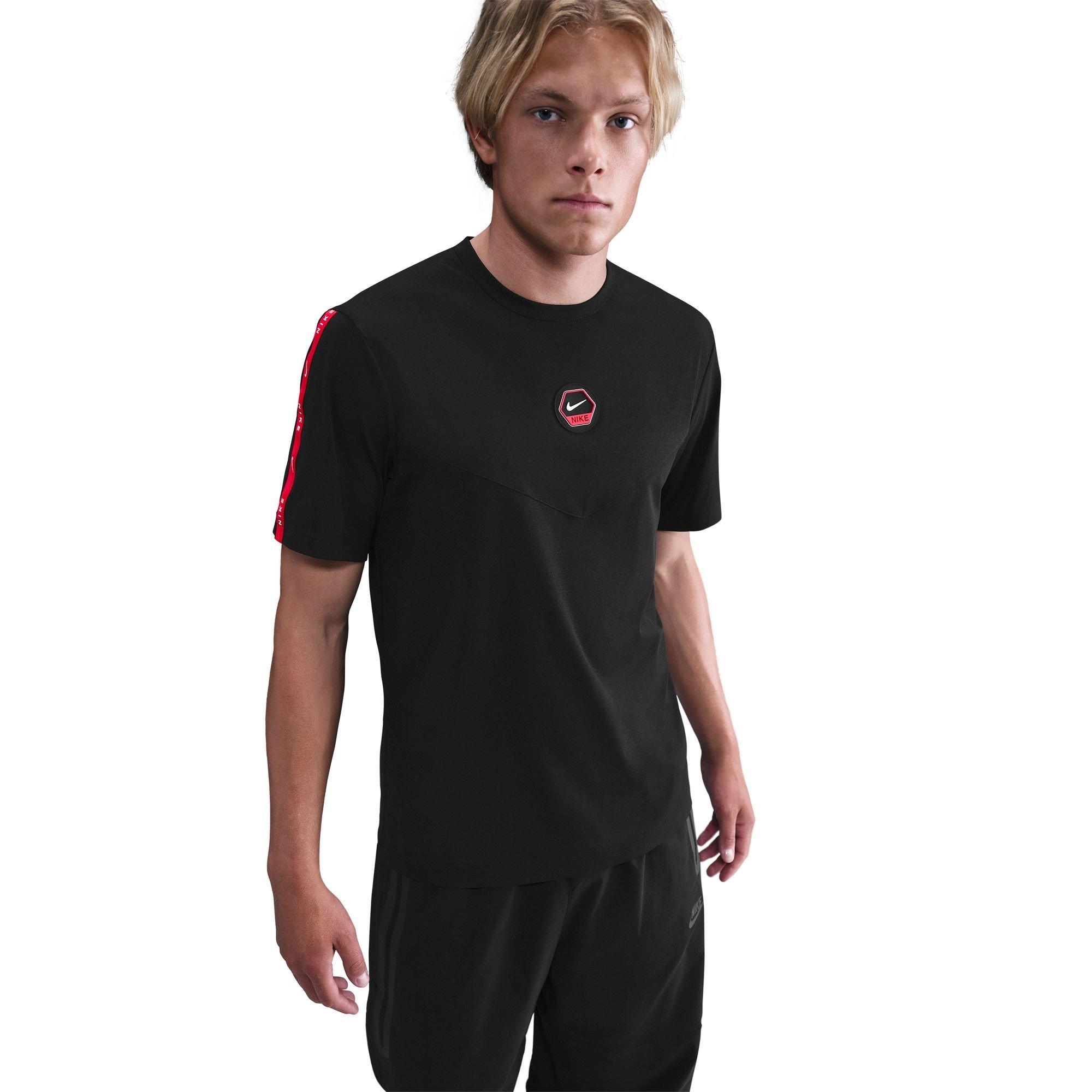 Nike Men's City Df Tee Sn61 - Black/Red - 2XL