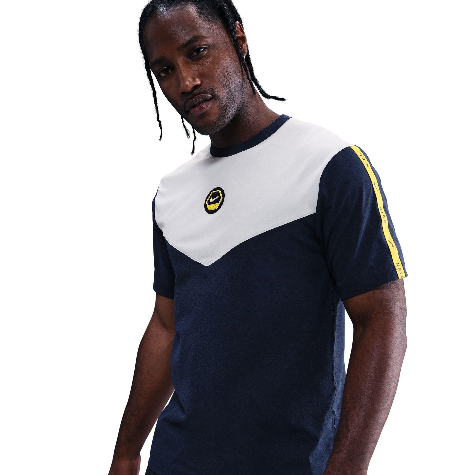 Nike Men's City Df Tee Sn61 - Navy/Platinum - S