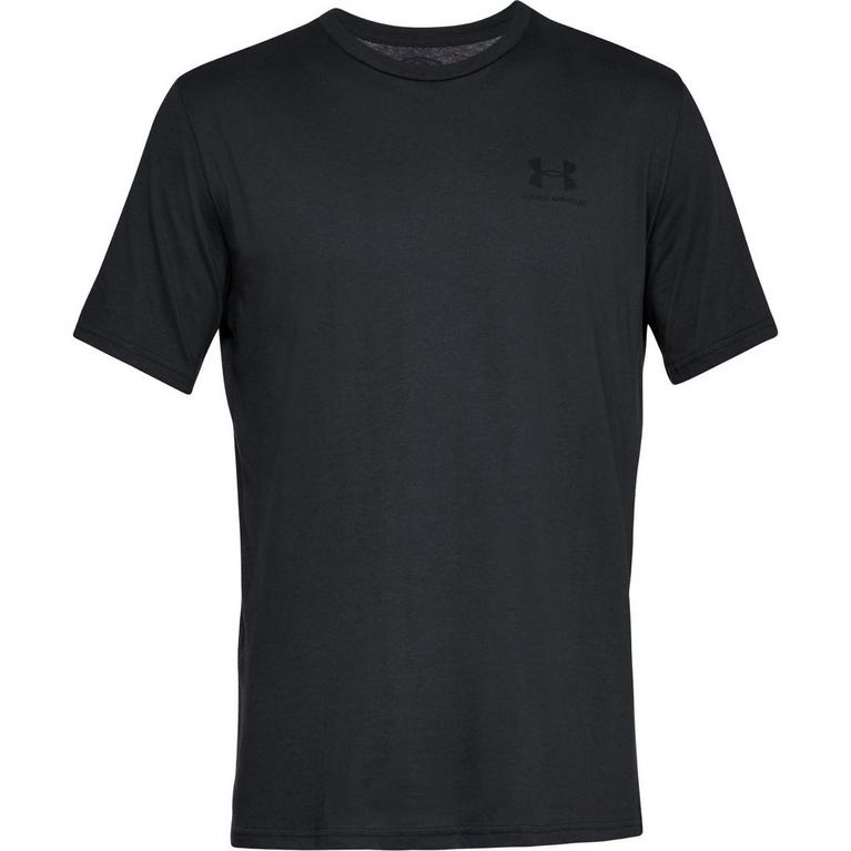 Noir - Under Armour - UA Sportstyle Short Sleeve T-Shirt Men's - 1