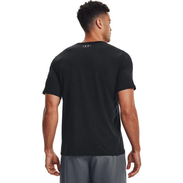 Noir - Under Armour - UA Sportstyle Short Sleeve T-Shirt Men's - 3
