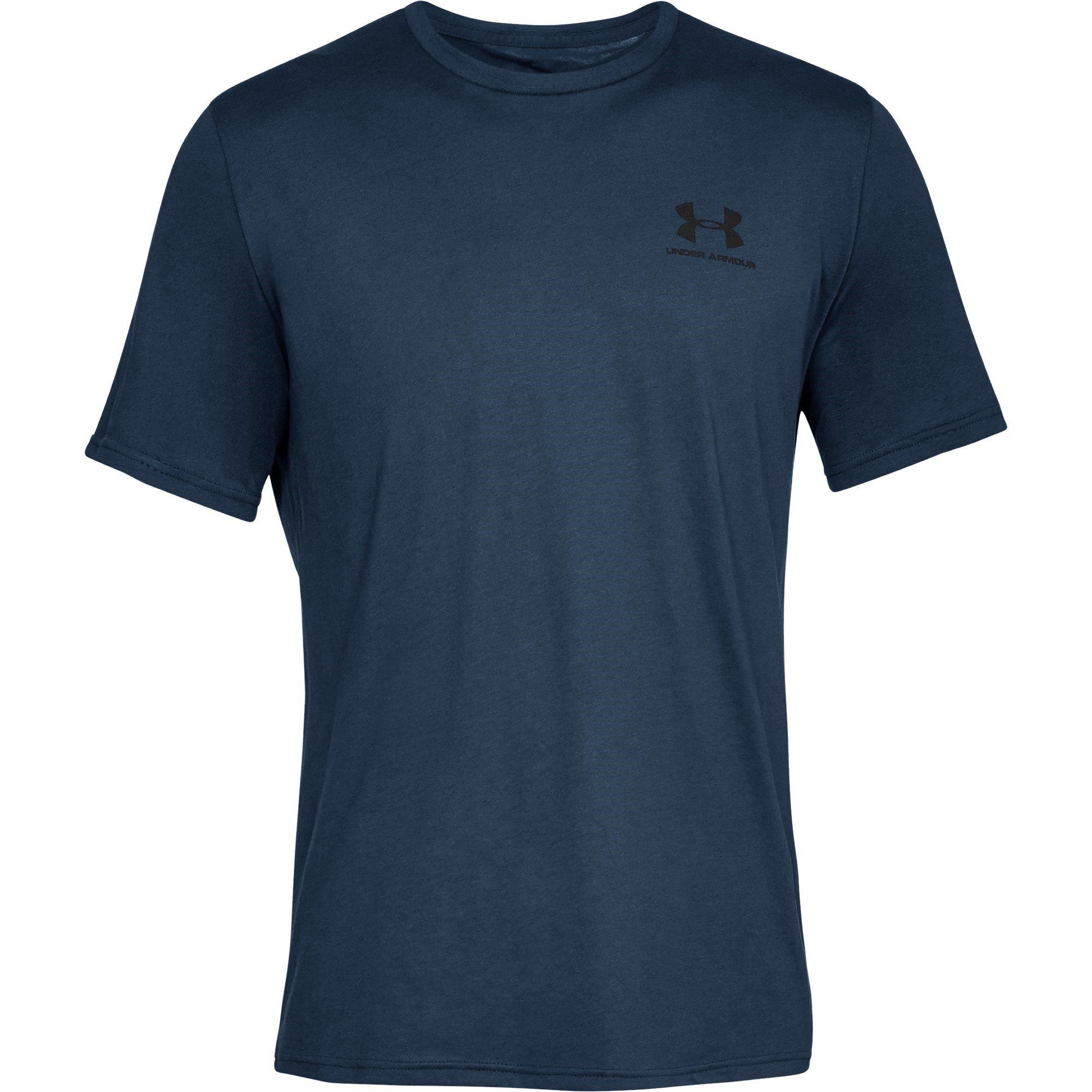 Under Armour Men's Logo T-Shirt - Navy/Black - L