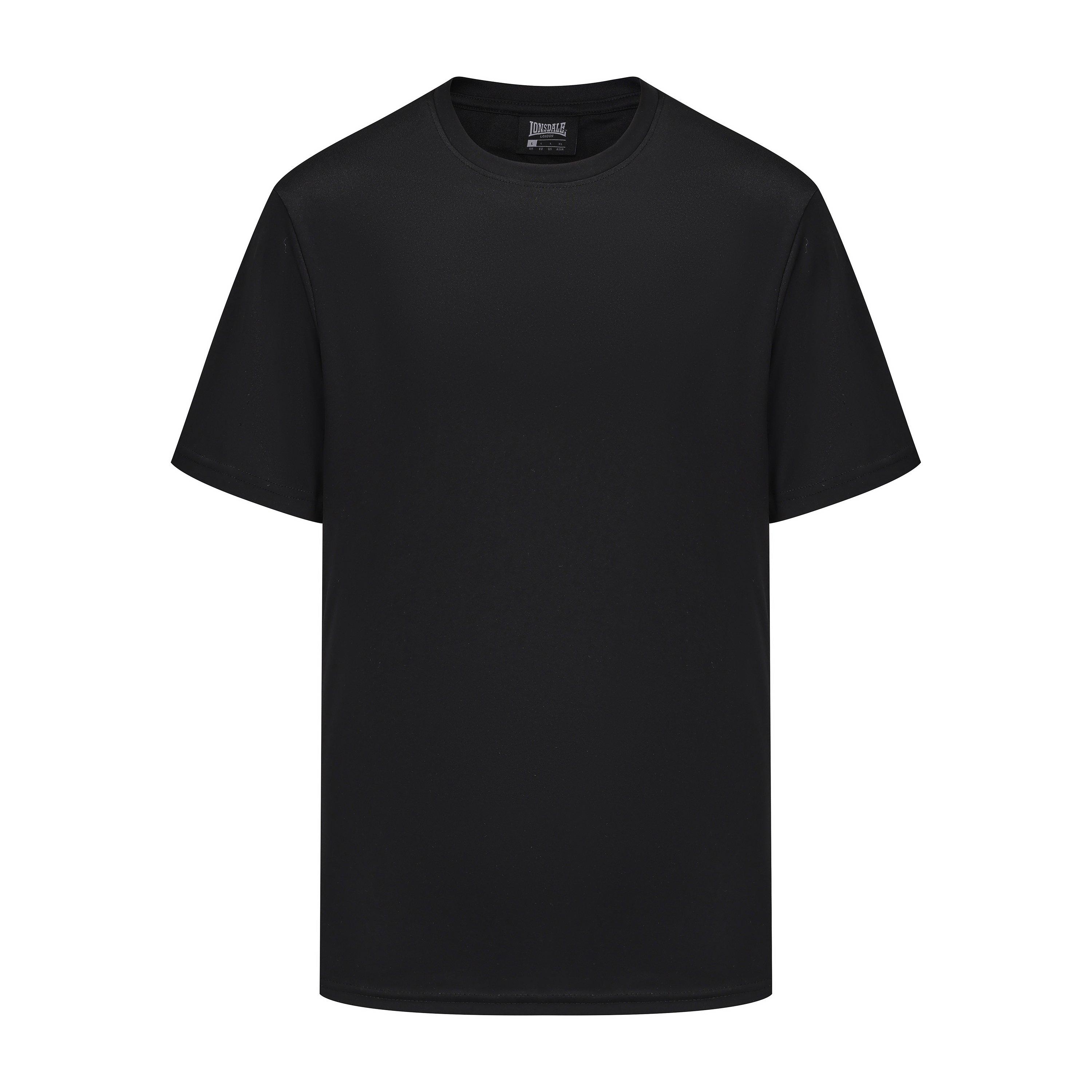Lonsdale Men's Tech T-Shirts - Black - 3XL