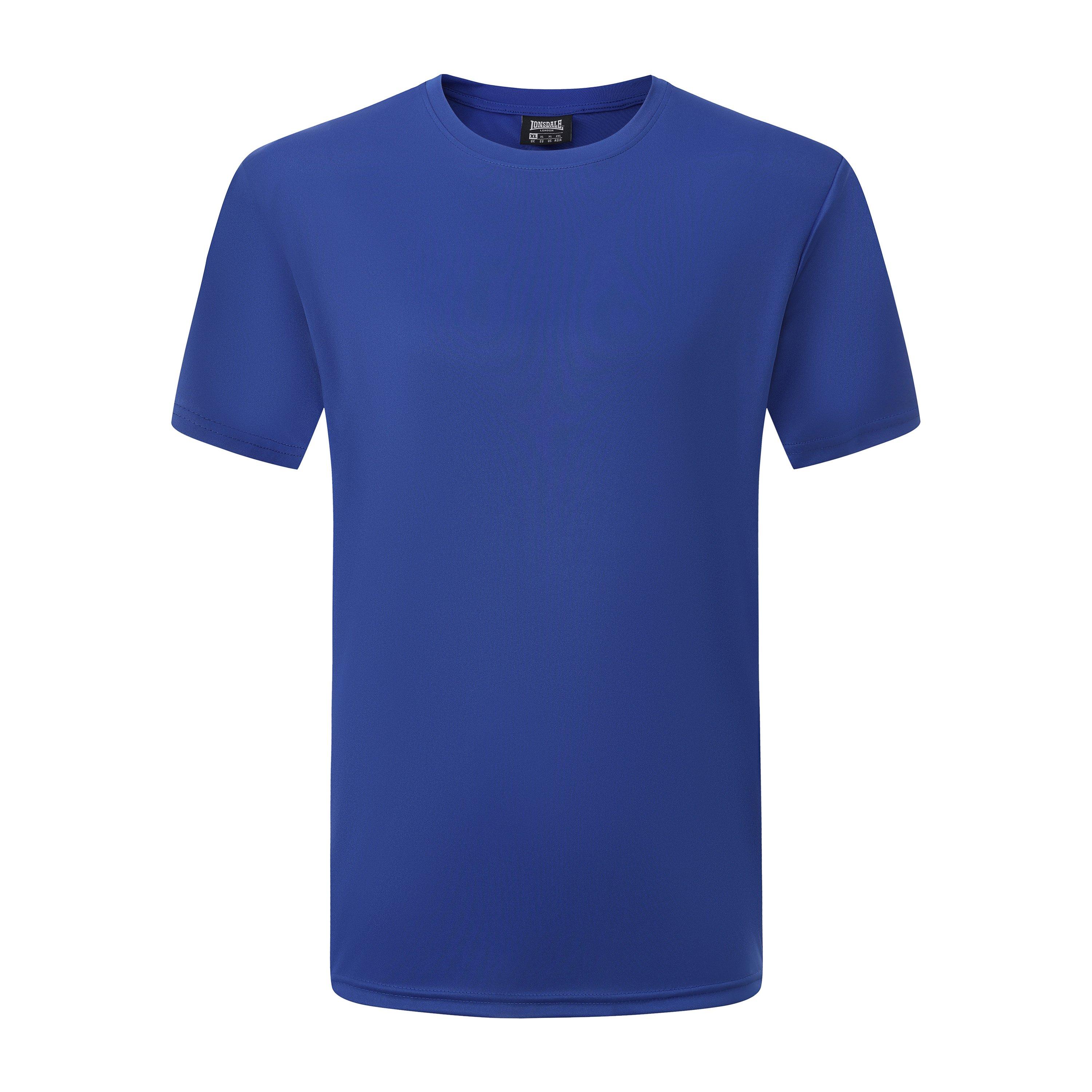 Lonsdale Men's Tech T-Shirts - Royal - L