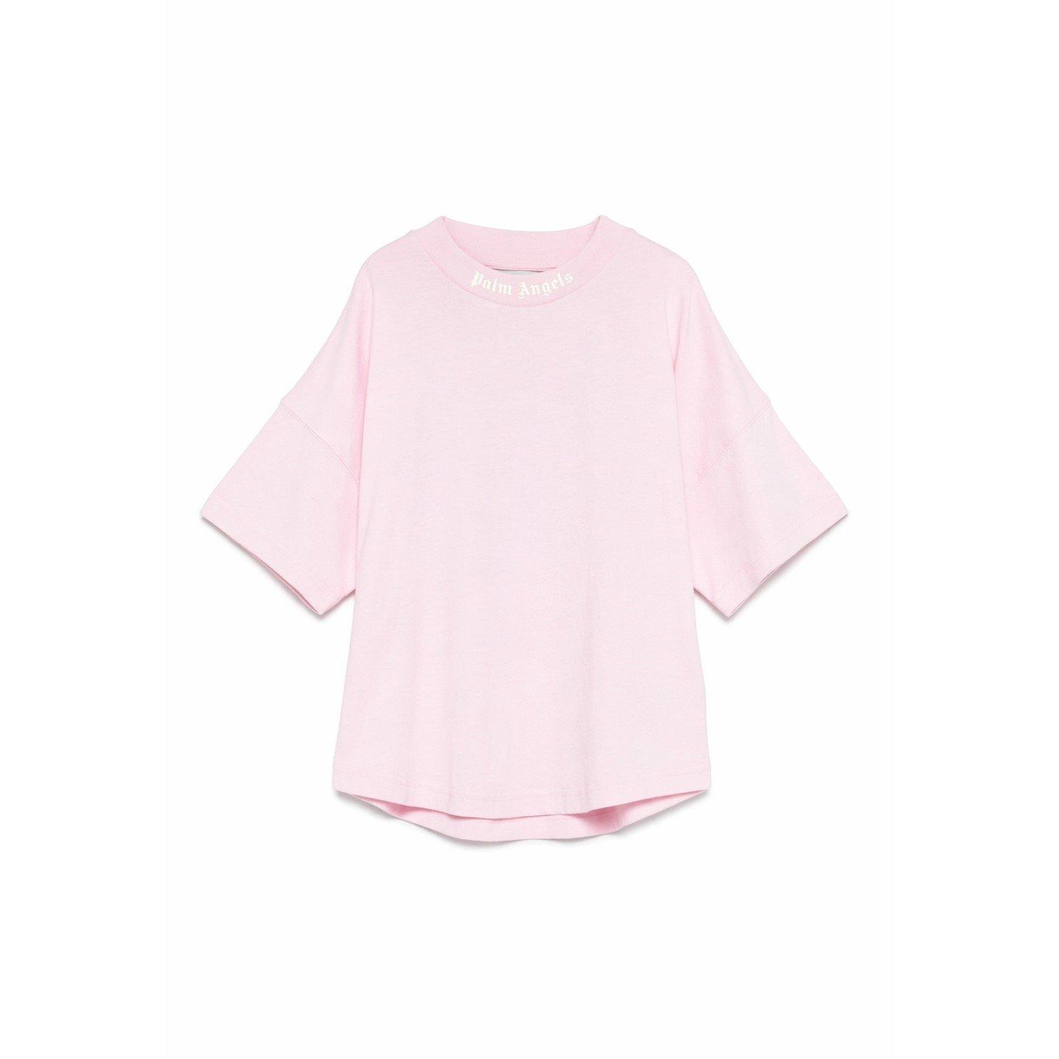 Rose Pink - Palm Angels - Unisex Kids' Classic Overlogo T-Shirt