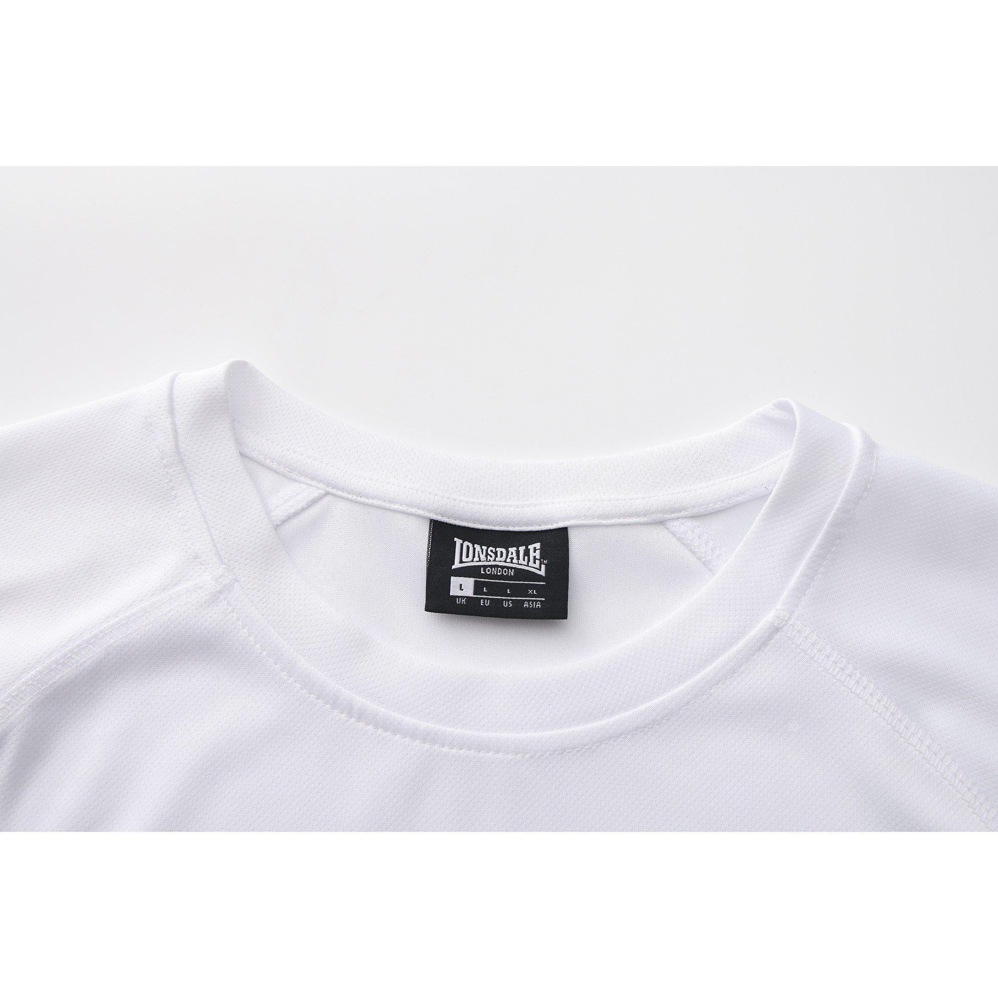 White - Lonsdale - Round Neckline T-Shirts Mens - 4
