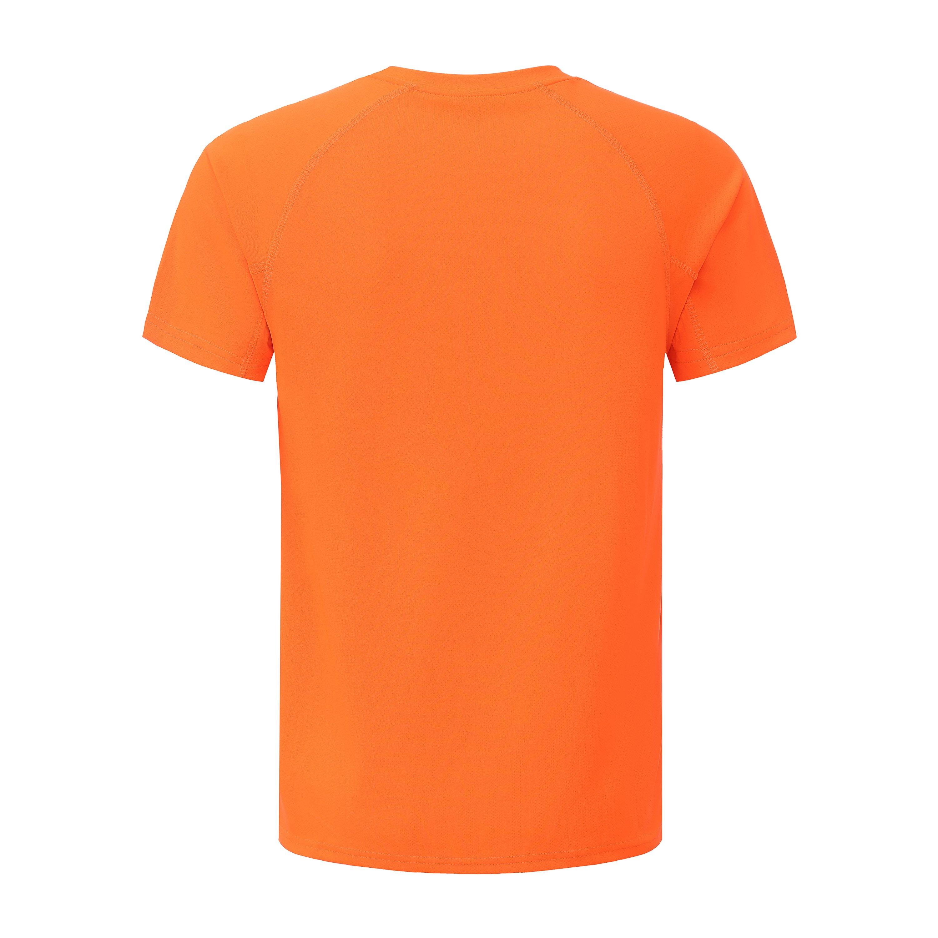 Orange - Lonsdale - Round Neckline T-Shirts Mens - 3