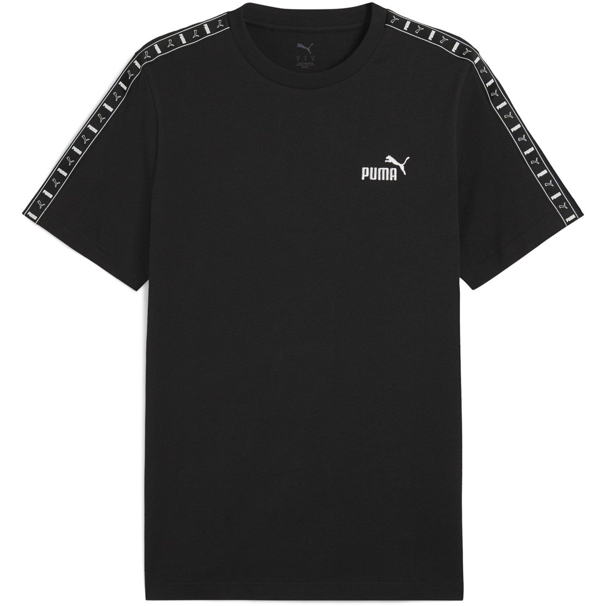 Puma Men's Tape Regular Fit T-Shirt - Black Puma Black - 2XL