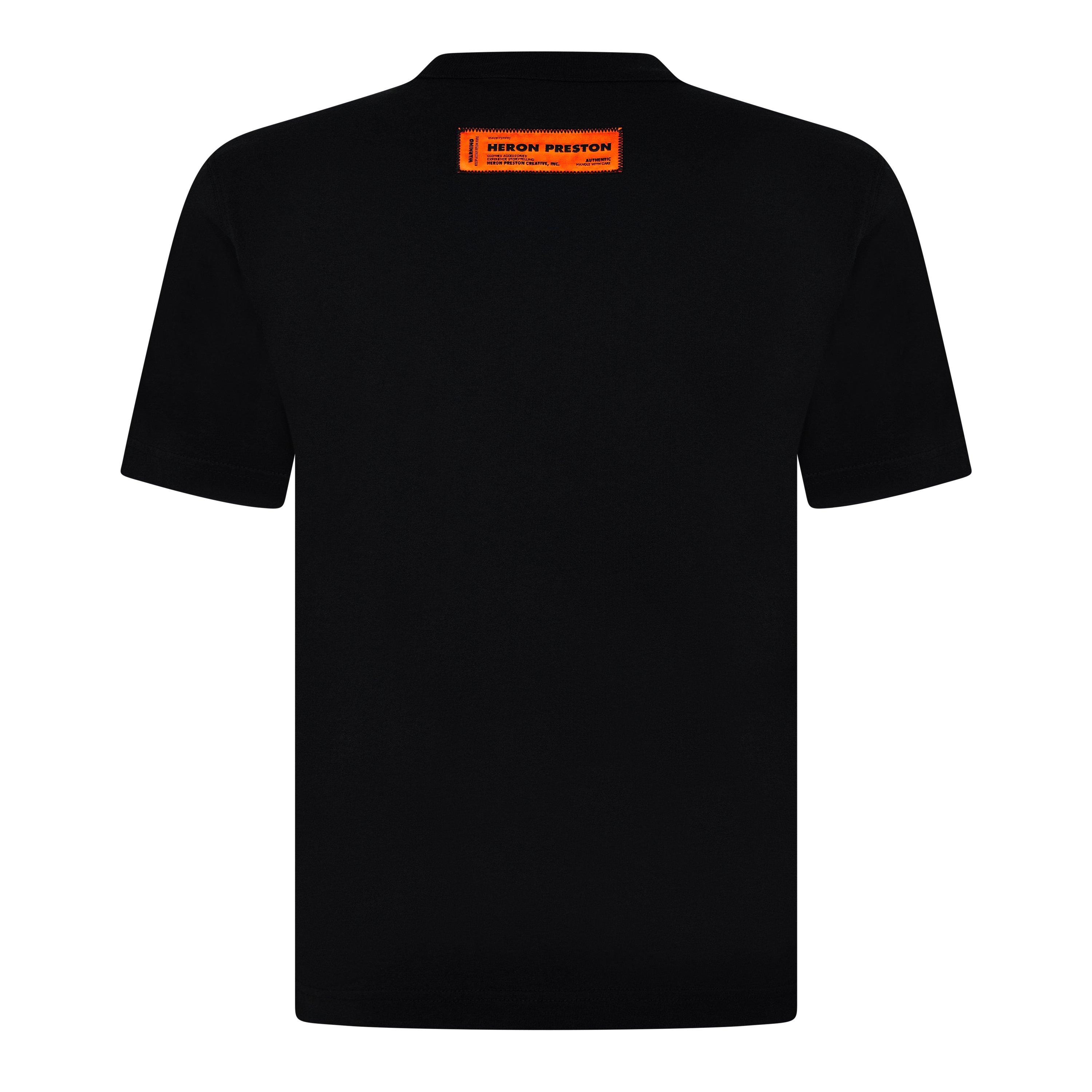 Black/White - Heron Preston - Men's Regular Fit T-Shirt - 6