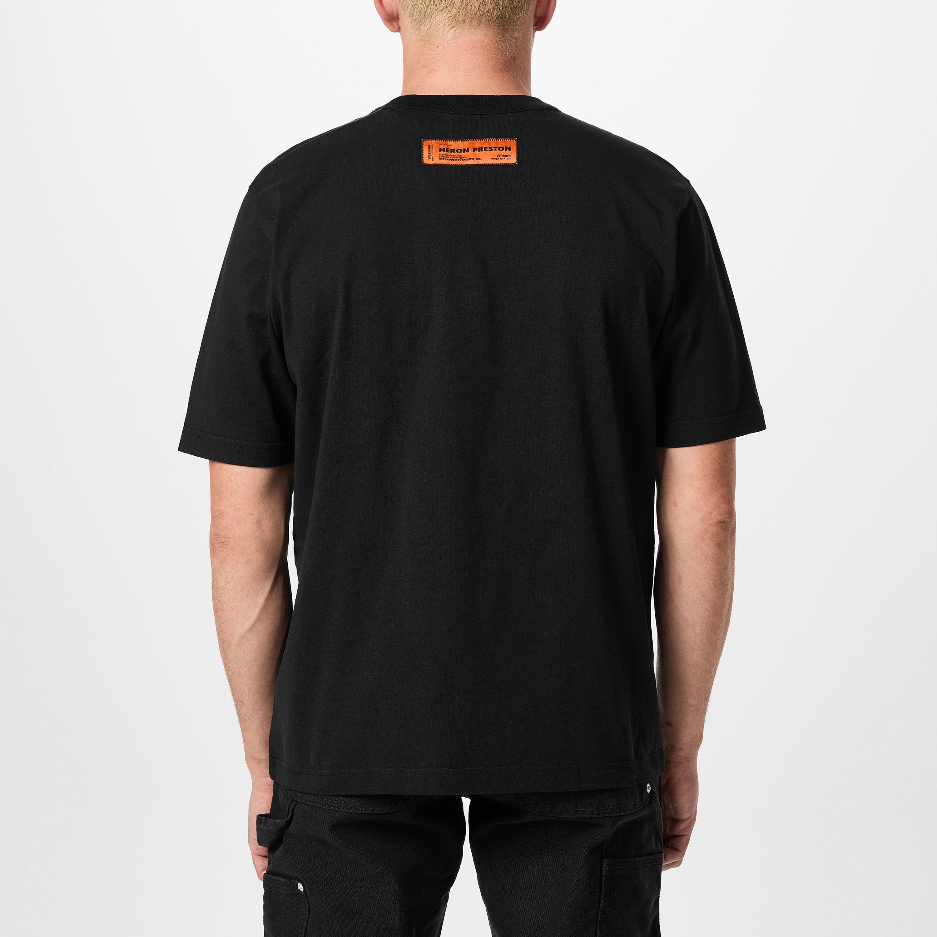 Black/White - Heron Preston - Men's Regular Fit T-Shirt - 3