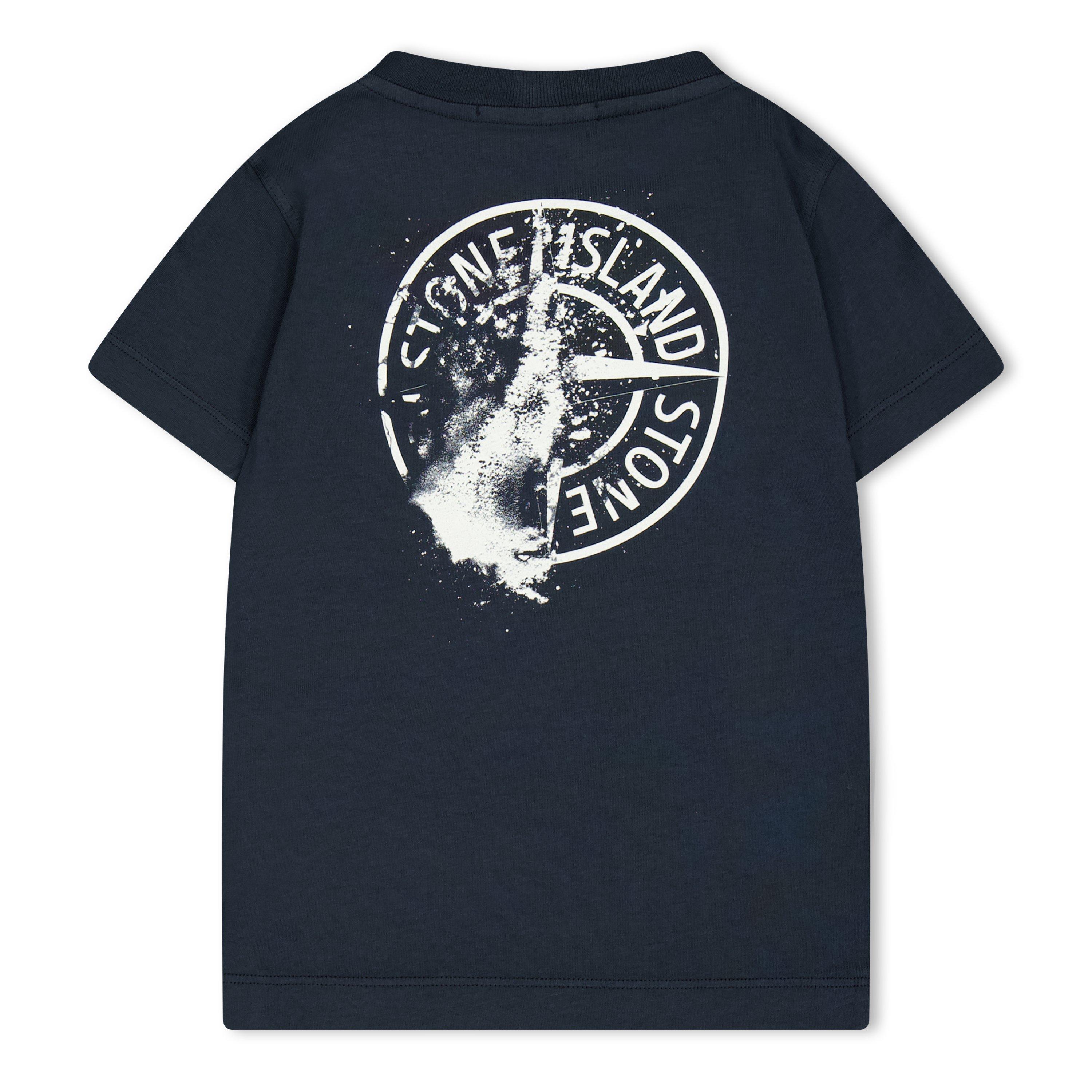Navy V0020 - Stone Island - Stone LG T-Shirt Jn64 - 2