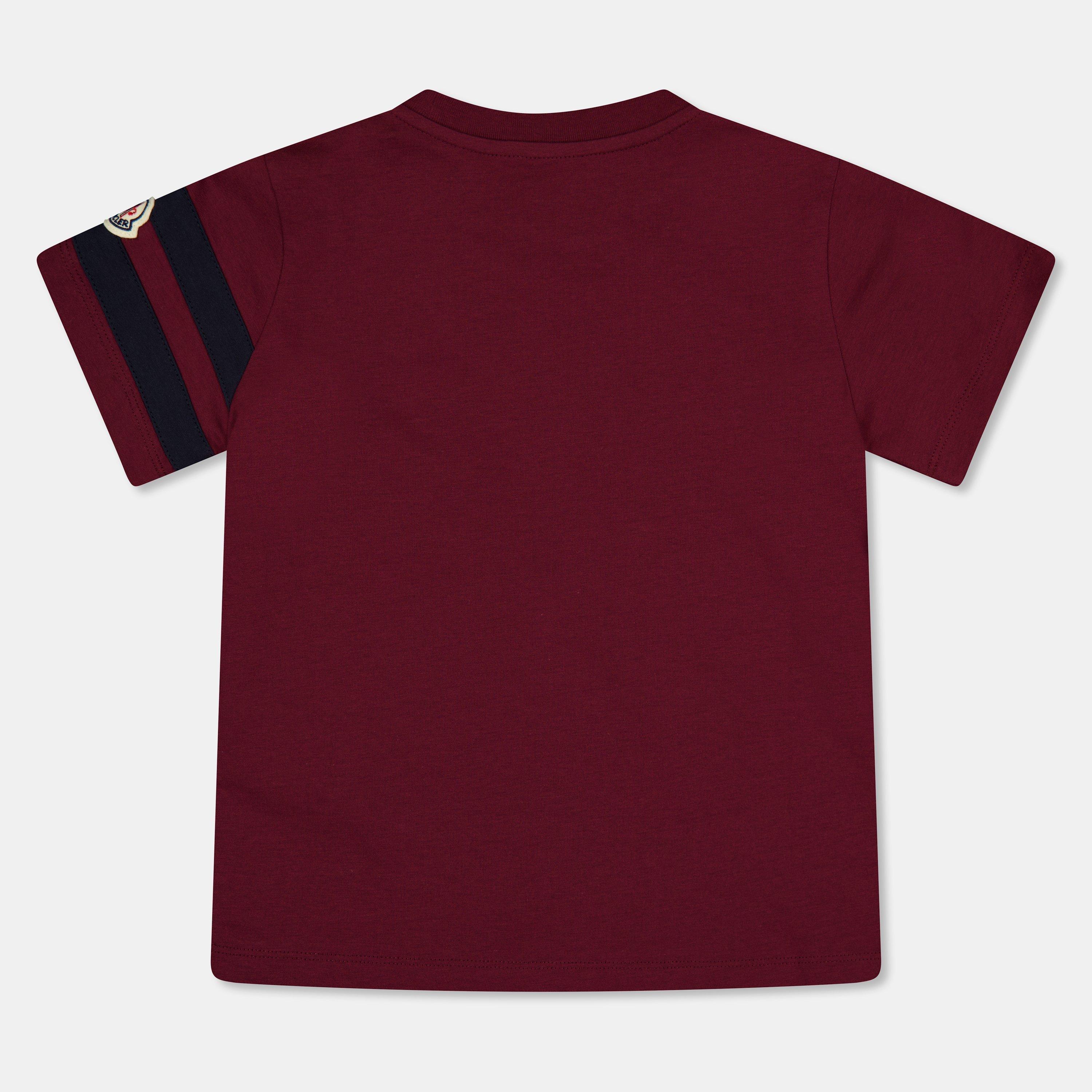 Burgundy 468 - Moncler - Kids' Large Logo T-Shirt - 2