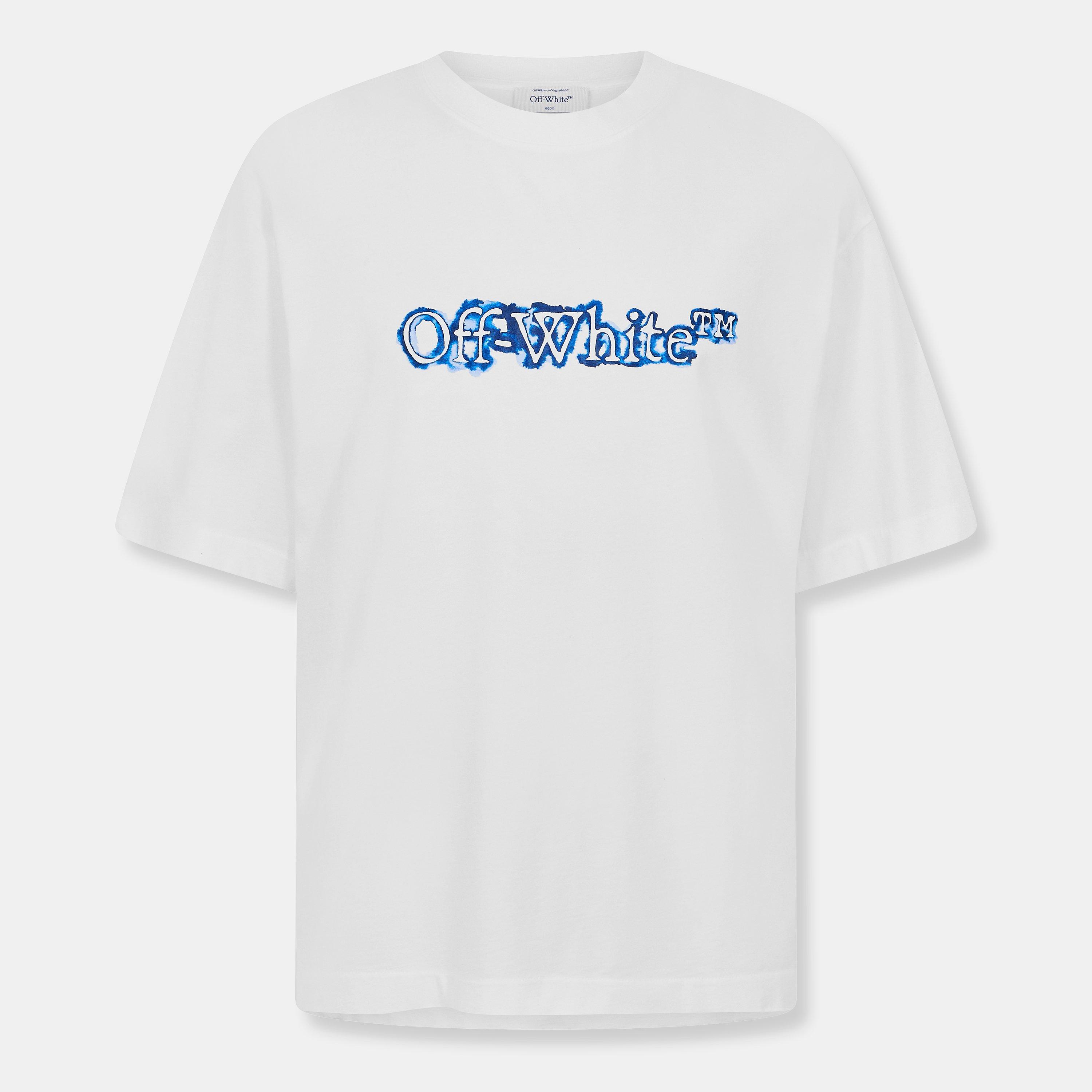 White - Off White - Men's Cloudy Arrow Regular Fit T-Shirt - 2