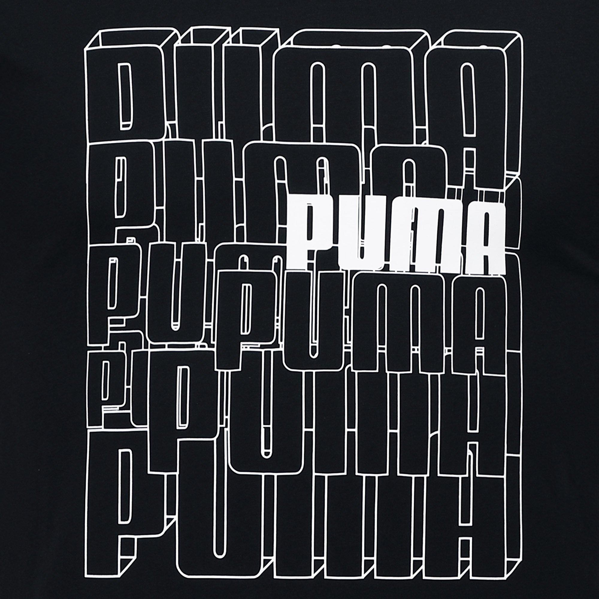 Black - Puma - Graphic T-Shirt - 3