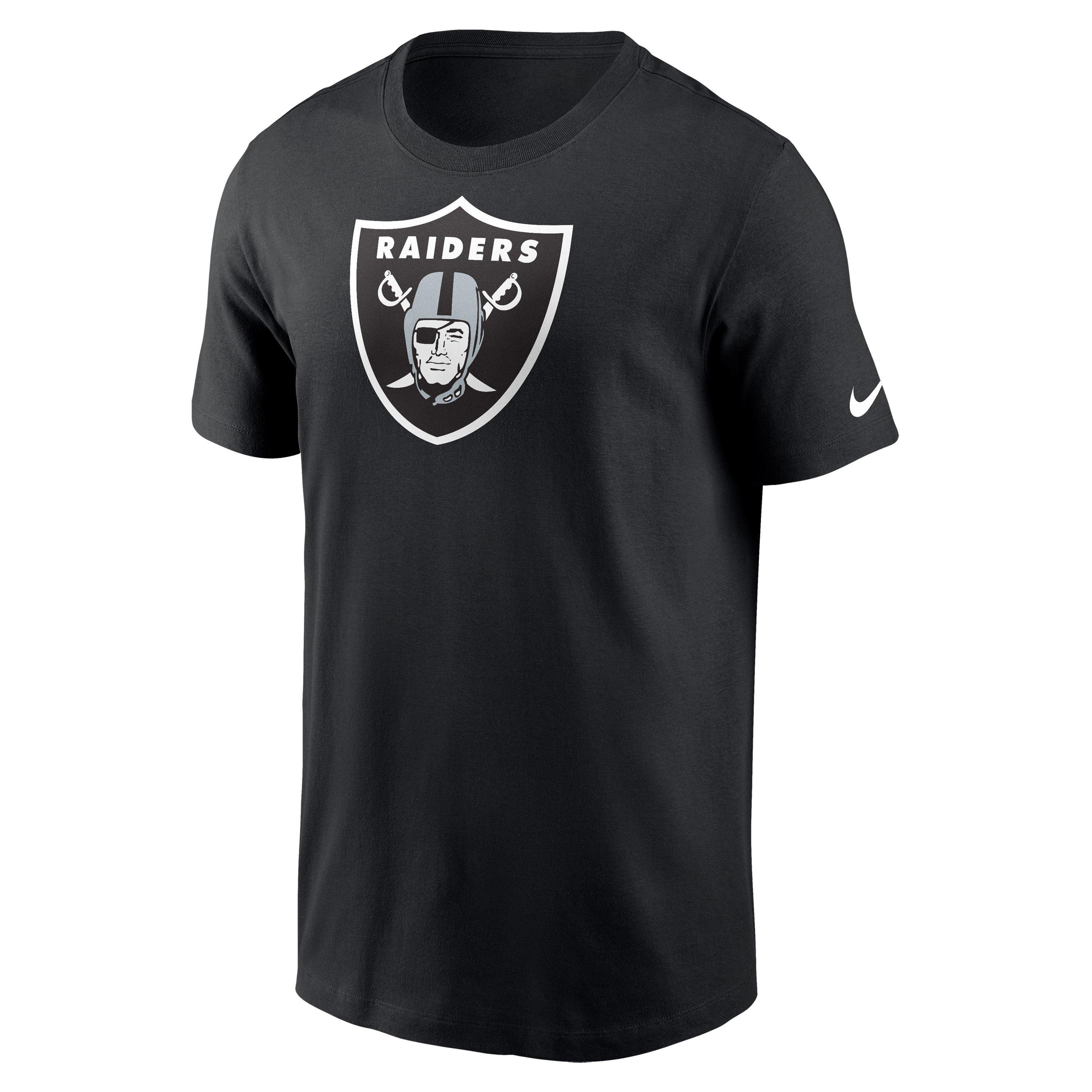 Raiders - Nike - NFL Logo T Shirt Mens - 1