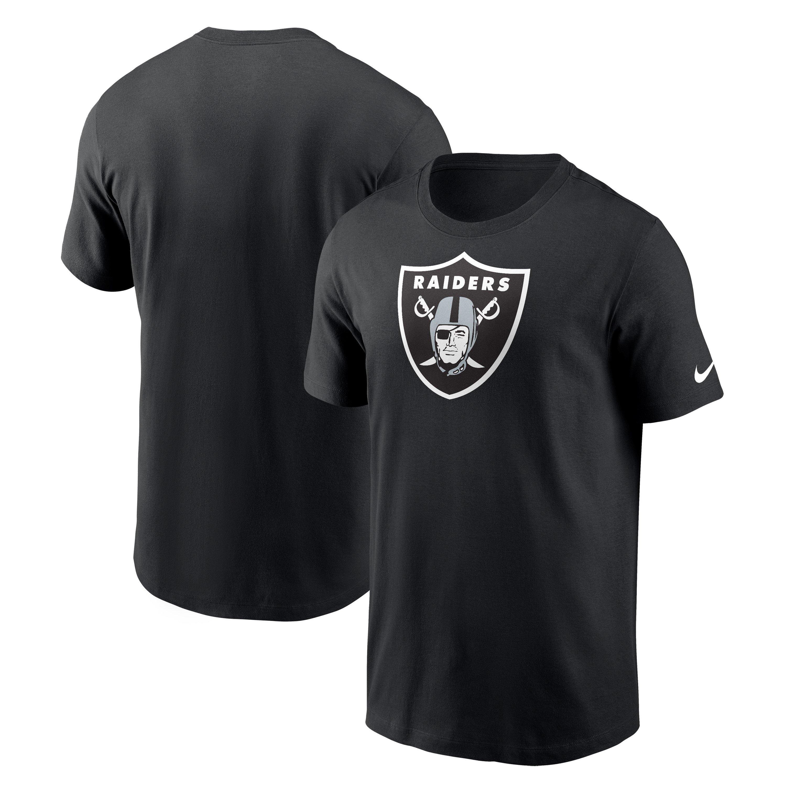 Raiders - Nike - NFL Logo T Shirt Mens - 4