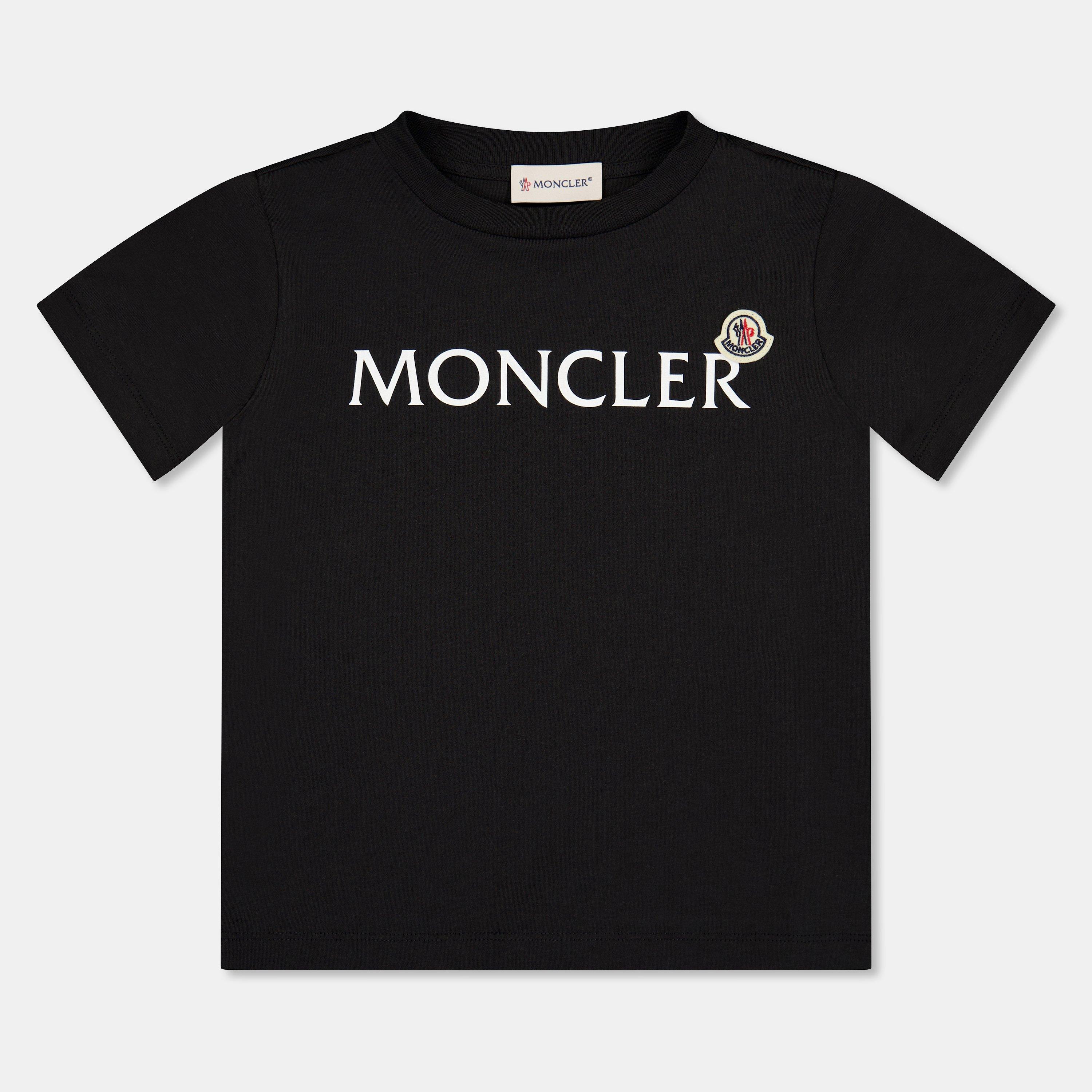 Moncler Kids' Regular Fit Logo T-Shirt