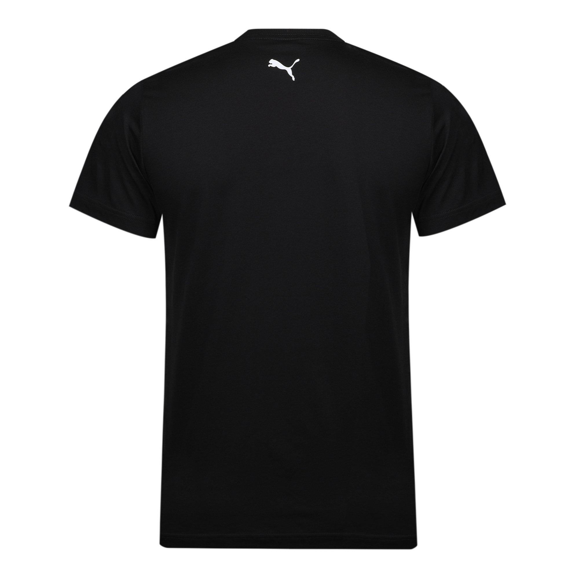 Black - Puma - Graphic T-shirt Mens - 2
