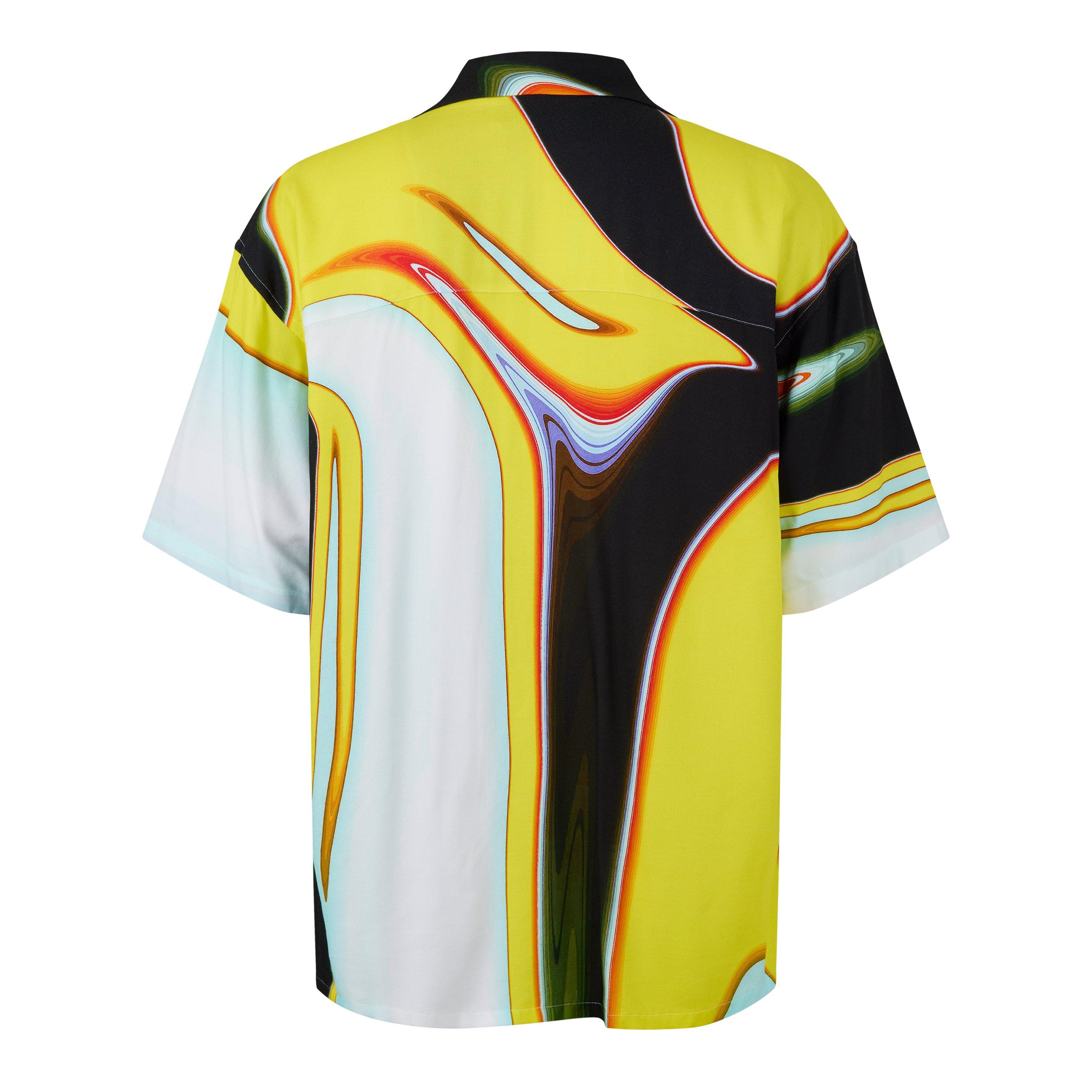Yellow/Black - Ambush - Printed Short Sleeved Shirt - 2