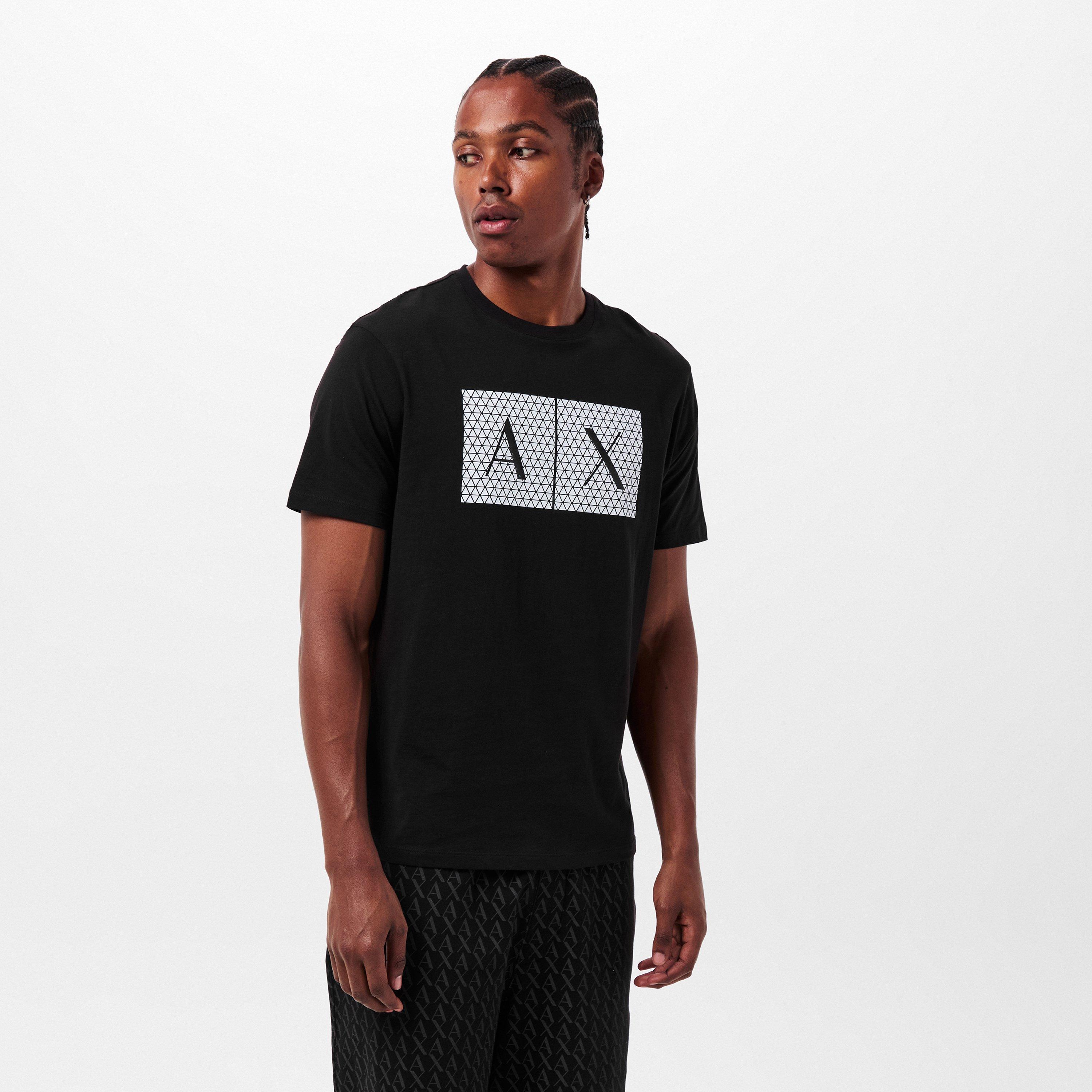 Black - Armani Exchange - Men's T-Shirt - 3