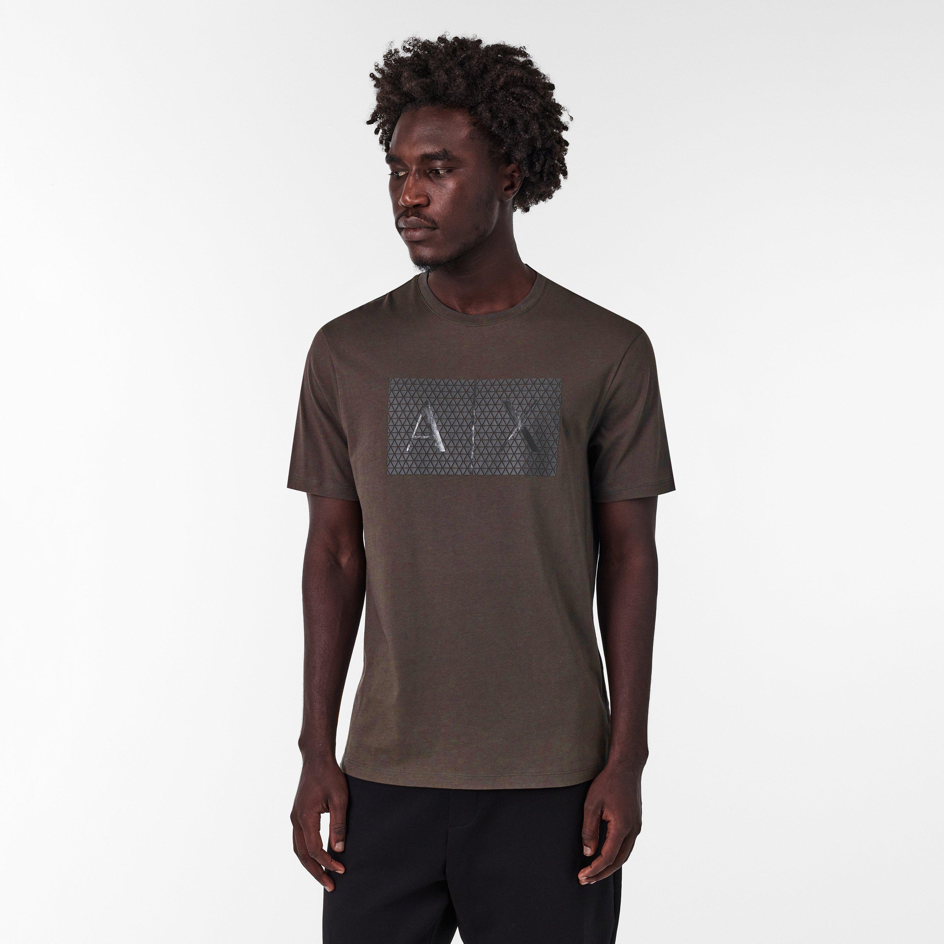Khaki U8144 - Armani Exchange - Men's Regular Fit T-Shirt - 3