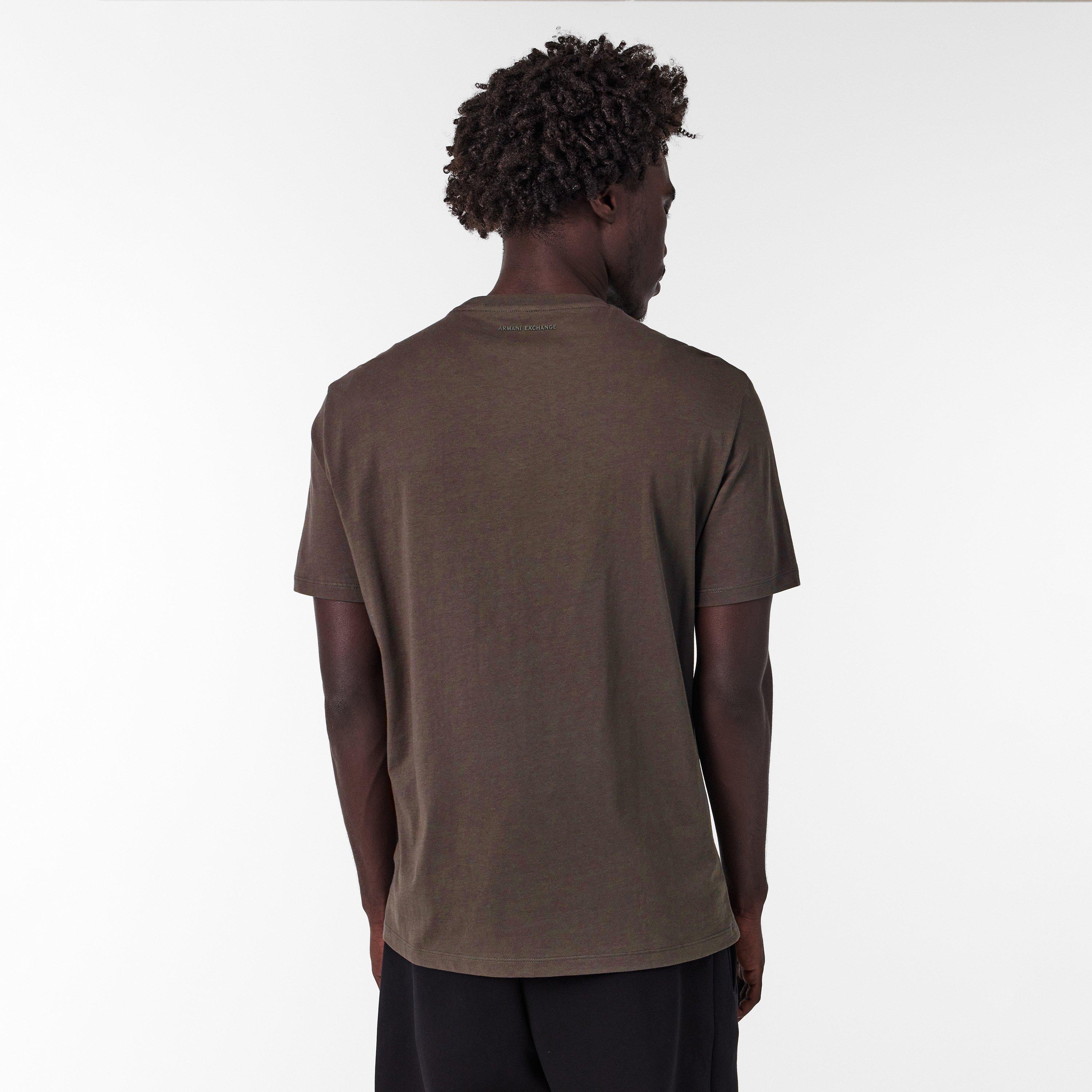Khaki U8144 - Armani Exchange - Men's Regular Fit T-Shirt - 4