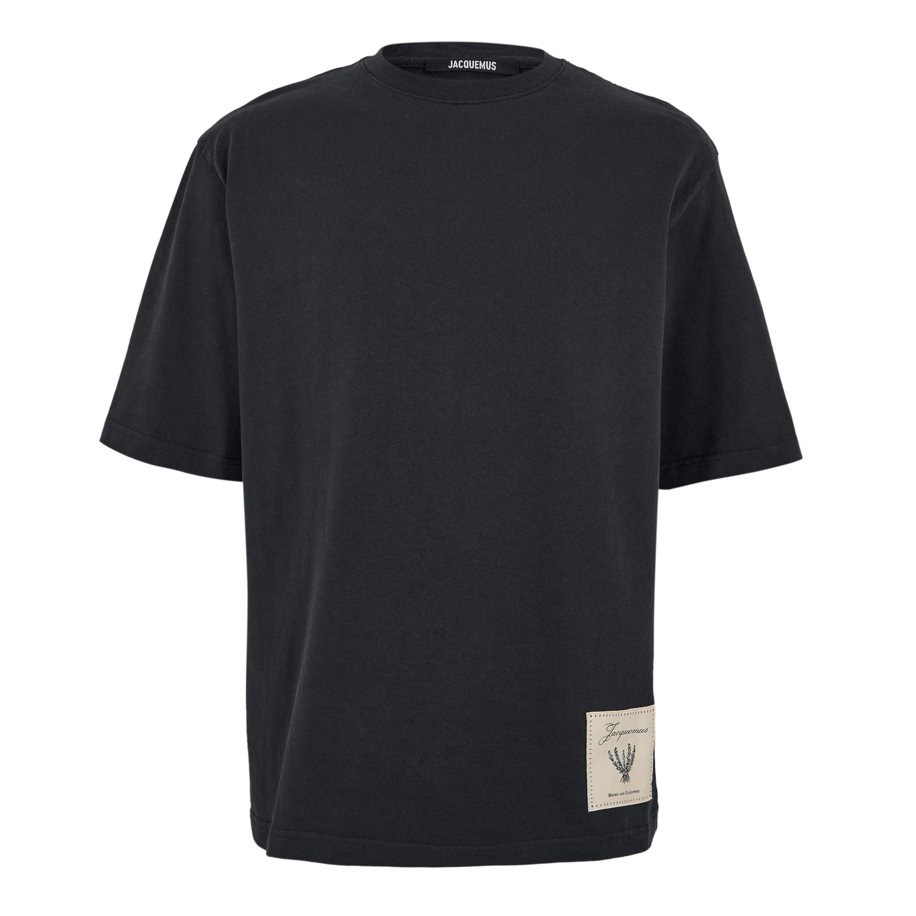 Jacquemus Men's Rosemary Jacquard T-Shirt - Navy - Large
