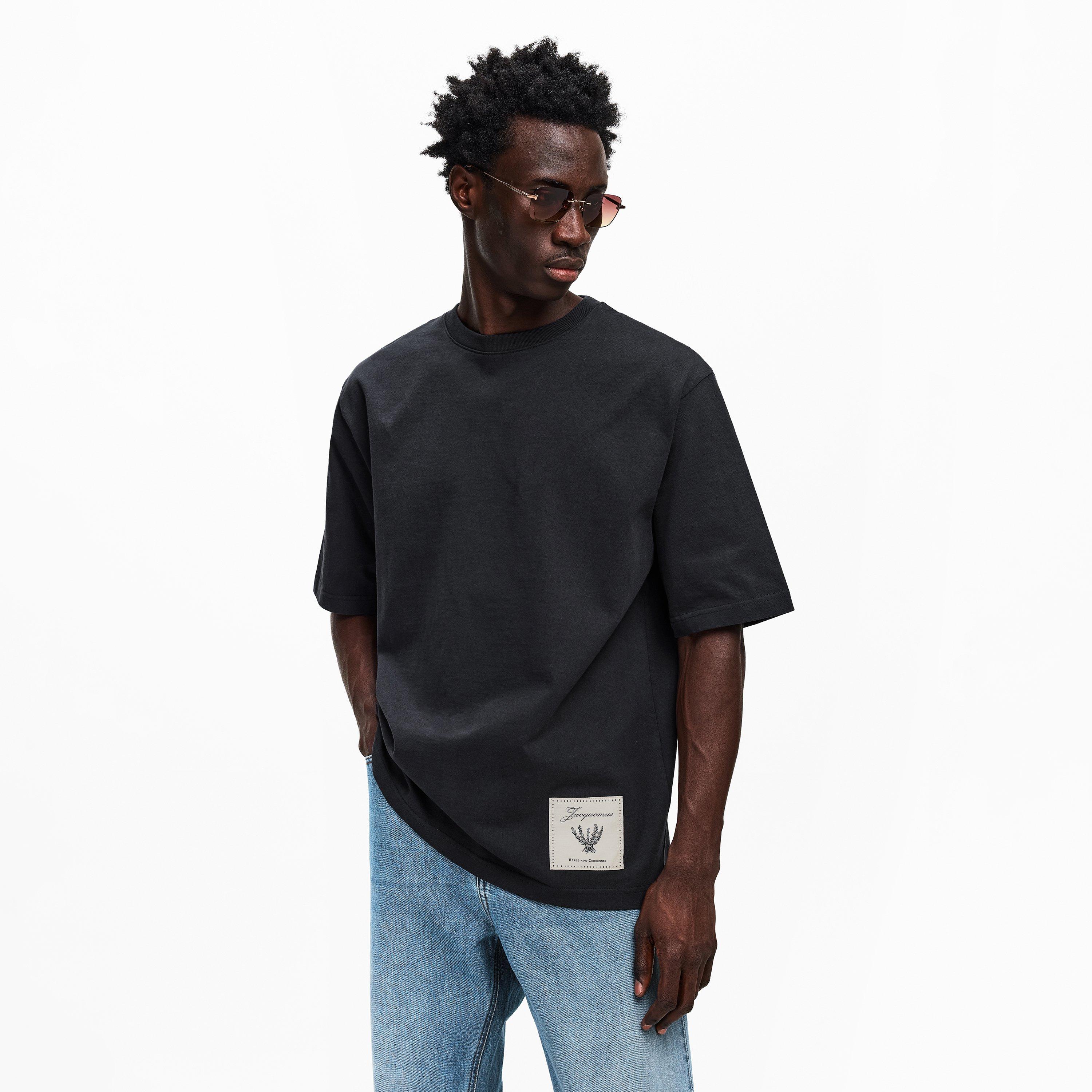 Navy - Jacquemus - Men's Rosemary Jacquard T-Shirt - 3