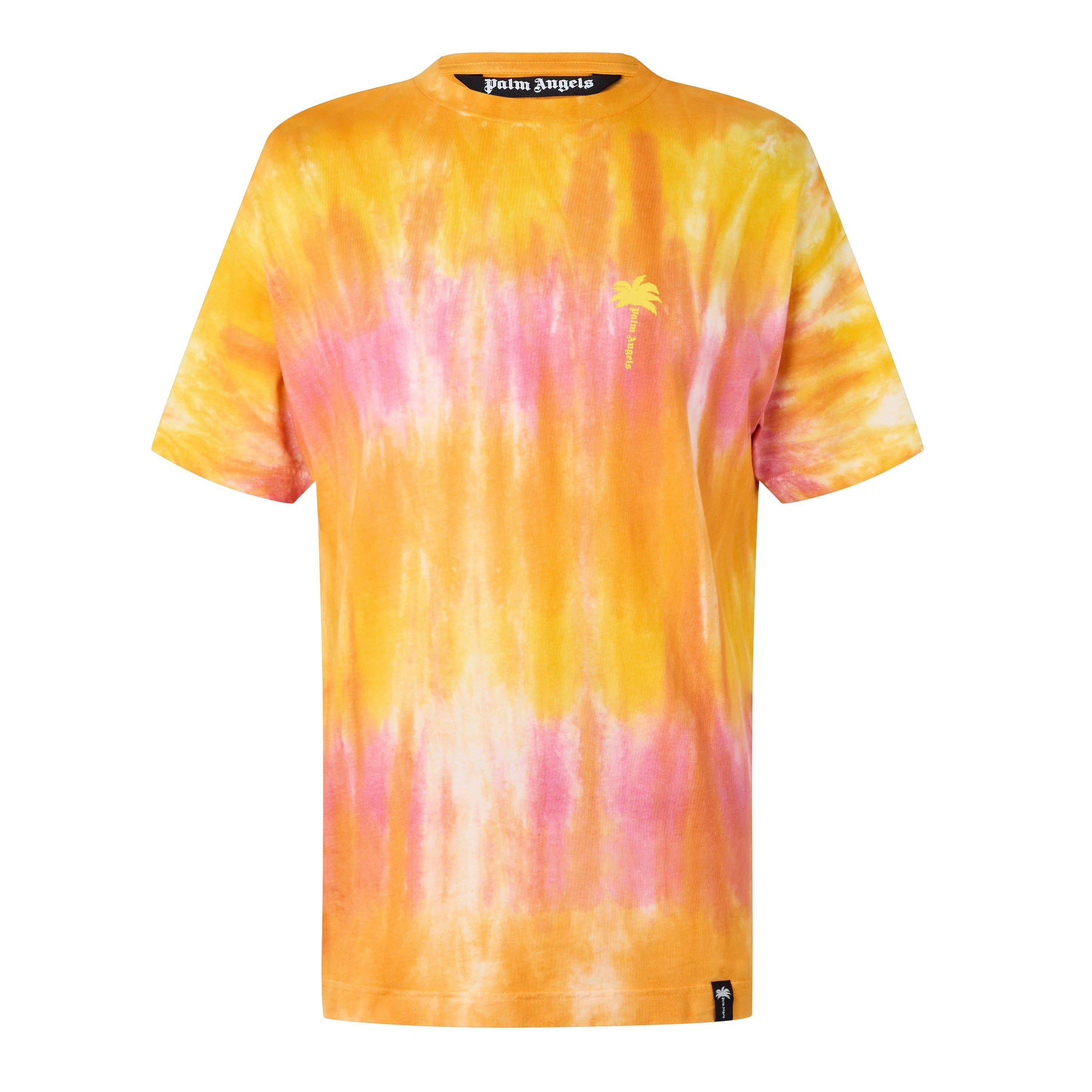 Orange - Palm Angels - Mens x Hi Ibiza Tie Dye T-Shirt - 1