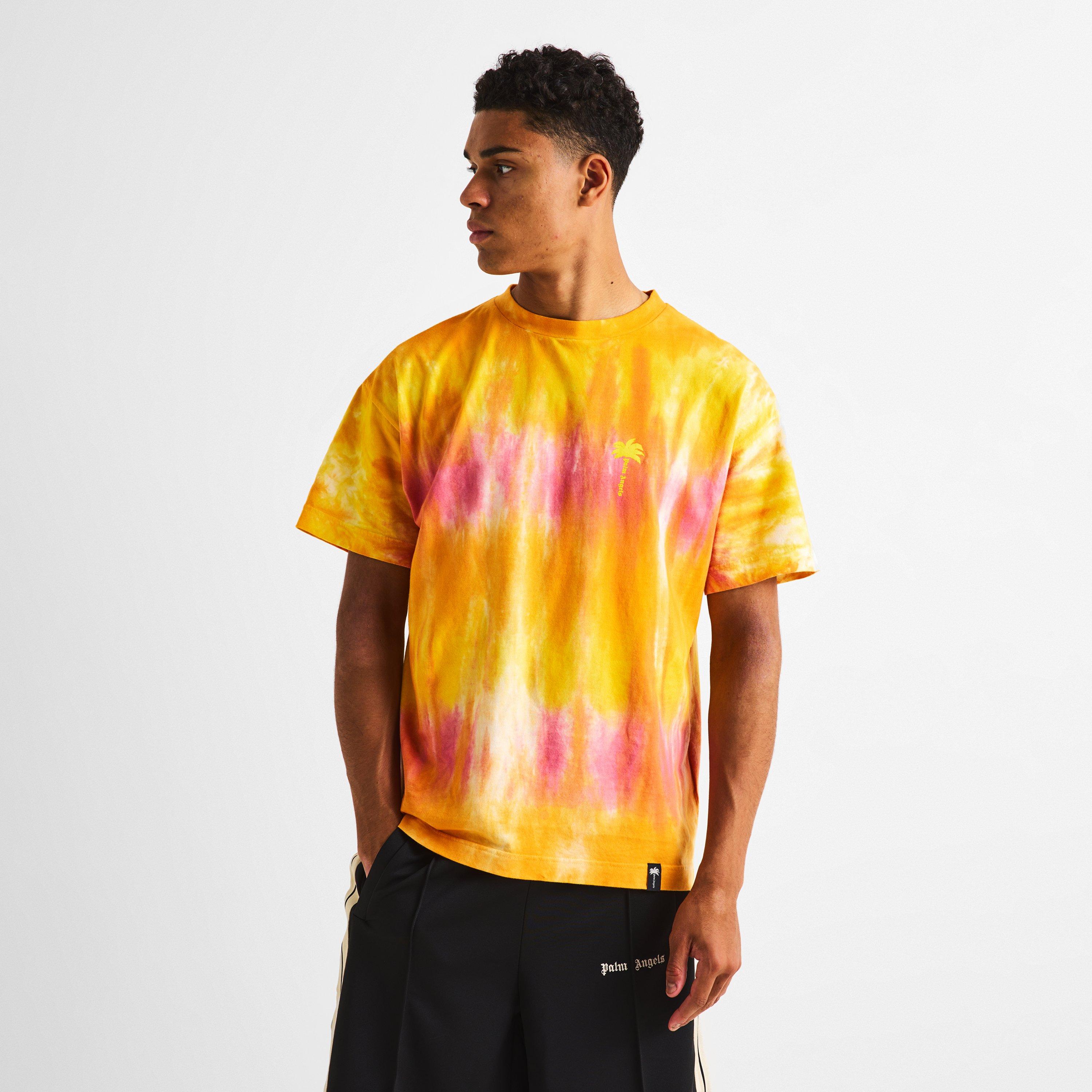 Orange - Palm Angels - Mens x Hi Ibiza Tie Dye T-Shirt - 3
