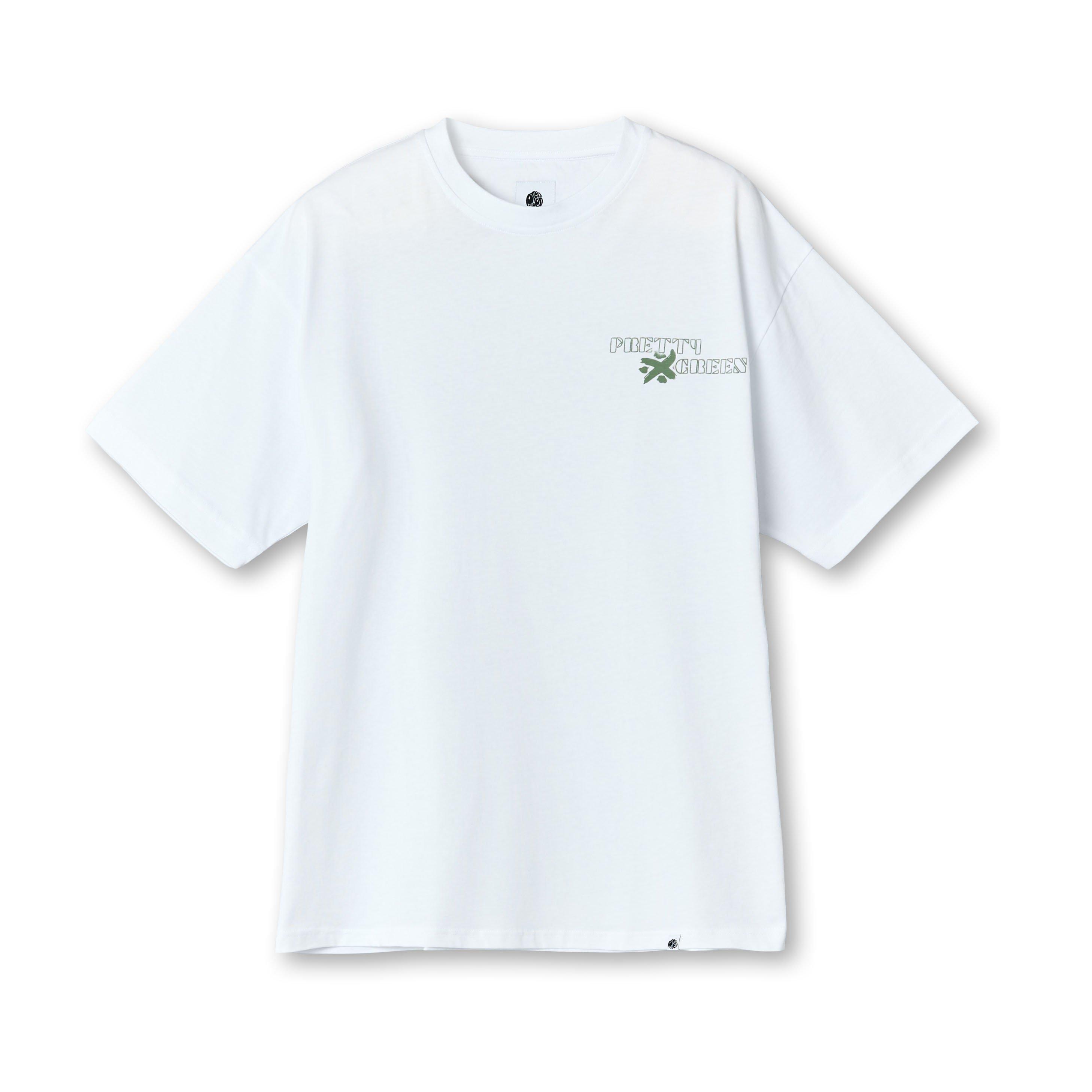 Pretty Green Men's White Scorpio Rising Regular Fit T-Shirt in Size L, Sports Direct - Image 3